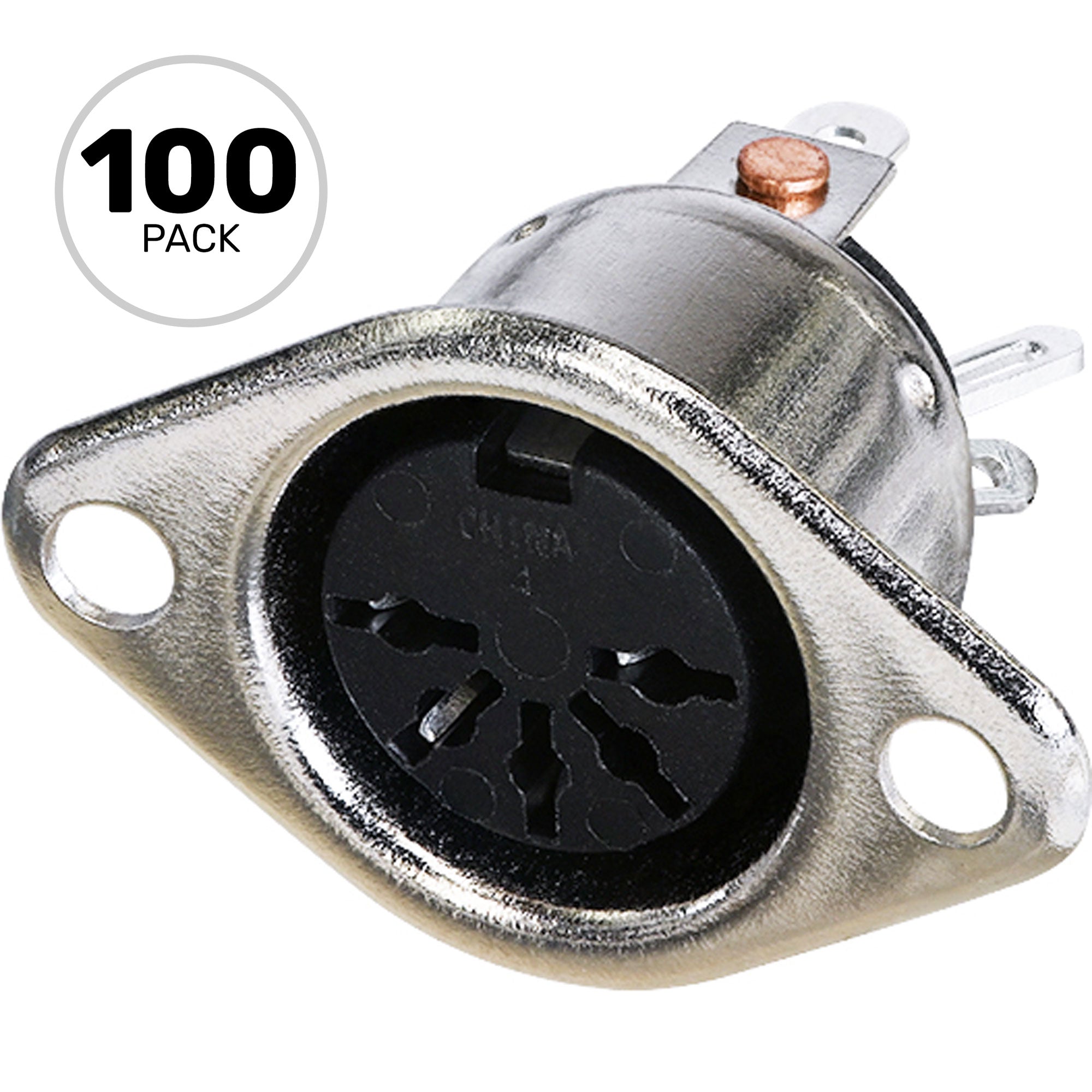 Neutrik Rean NYS325 5-Pin DIN Female MIDI Panel Mount Jack (Box of 100)