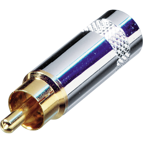 Neutrik Rean NYS352G Male RCA Phono Plug (Nickel/Gold