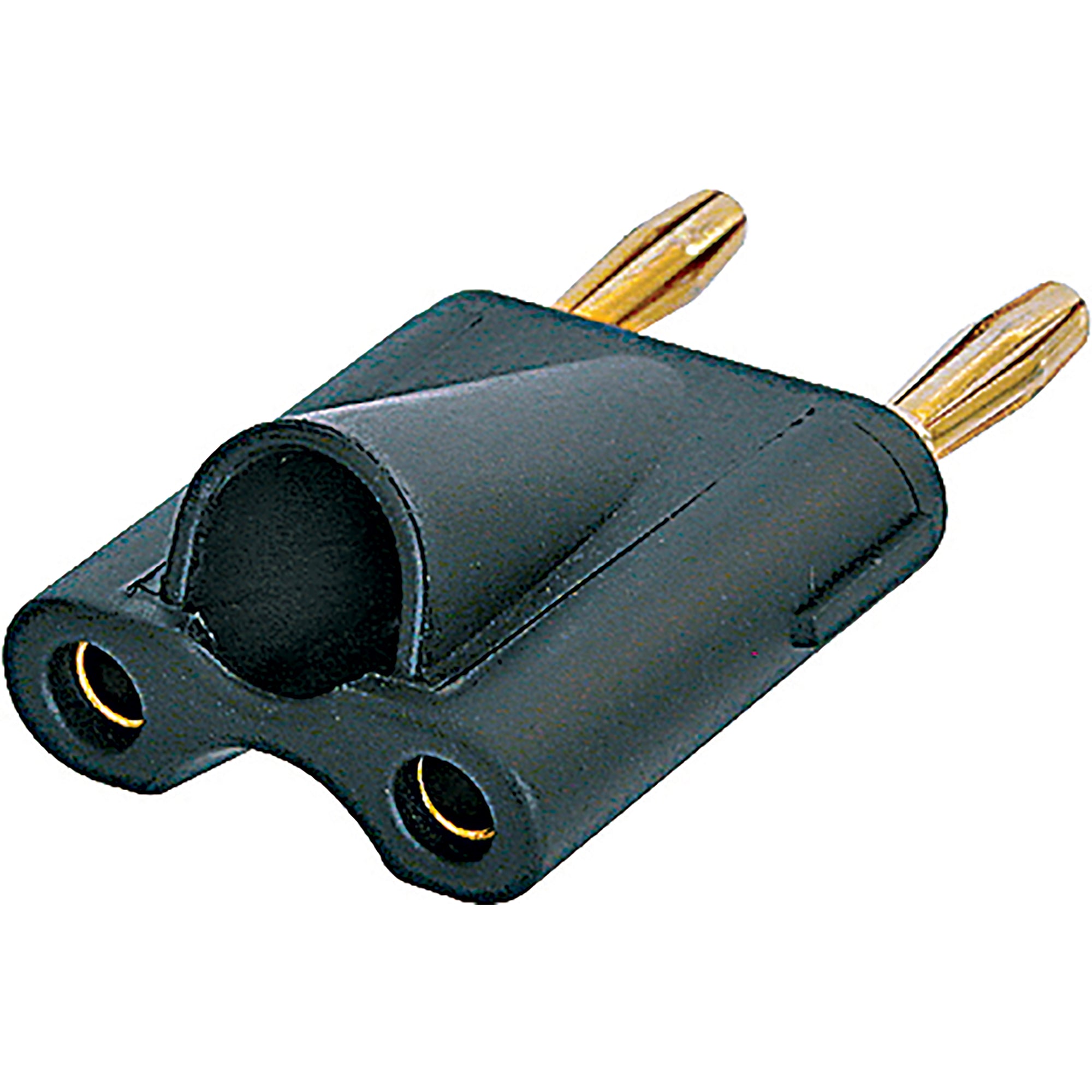 Neutrik Rean NYS508-B Dual Banana Plug (Black/Gold)
