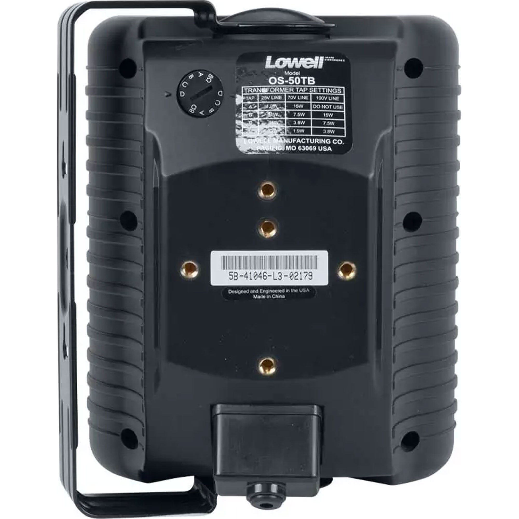 Lowell OS50TB 50W Indoor/Outdoor Two-Way Speaker (Black)