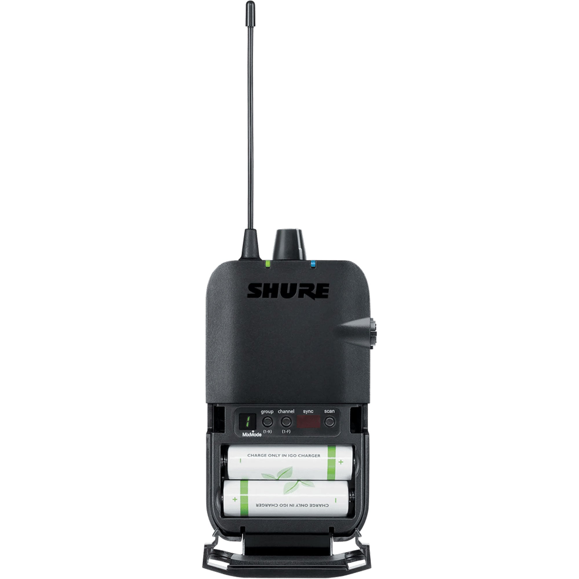 Shure P3R Bodypack Receiver for PSM300 In-Ear Personal Monitoring System (H20: 518-541 MHz)