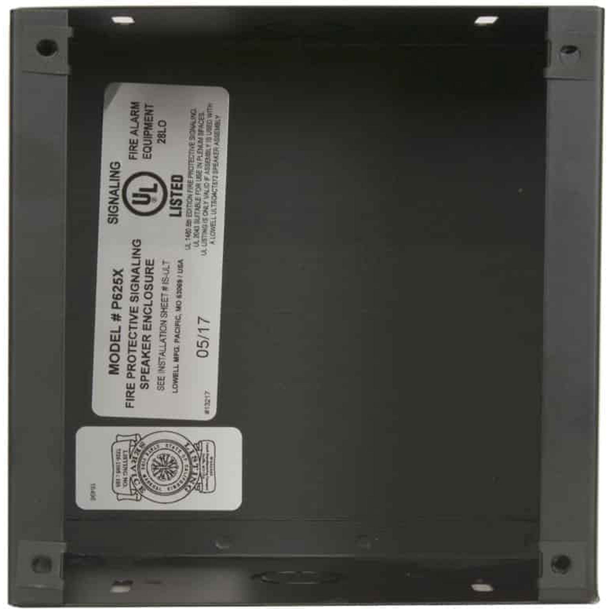 Lowell P625X Steel Enclosure for 4" Speaker, Recessed (12 Pack)