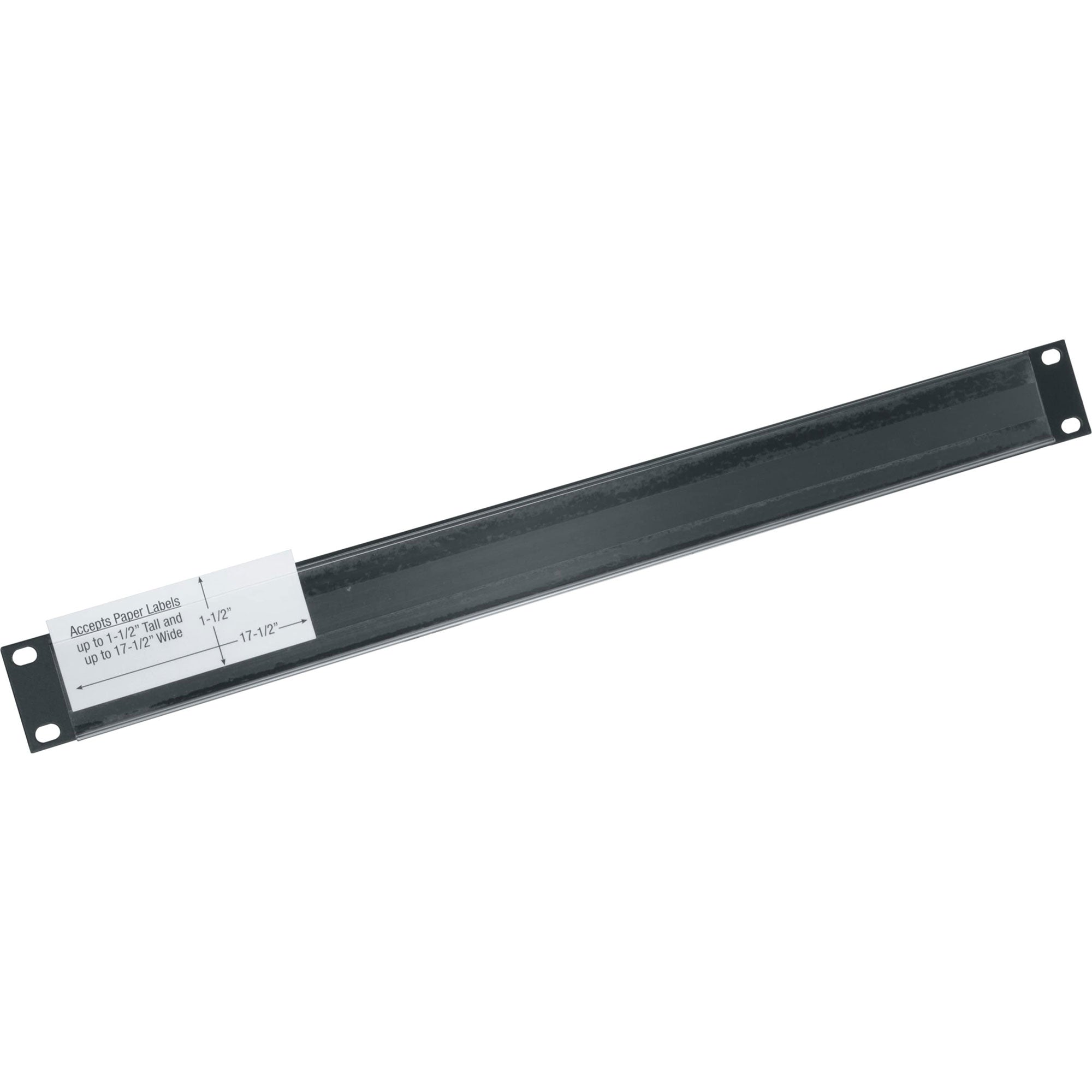 Middle Atlantic PBL1-ID Aluminum Blank Rack Panel with ID Strip 1U