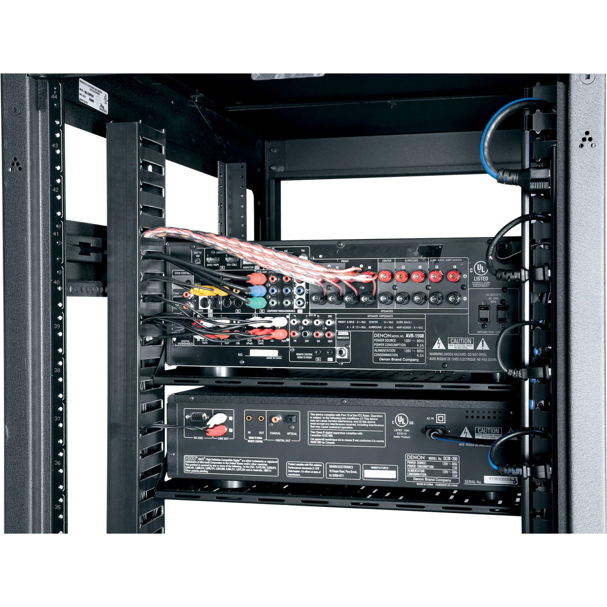 Middle Atlantic PCD-3-6-38DC Plastic Cable Duct 38U (Dual Channel)