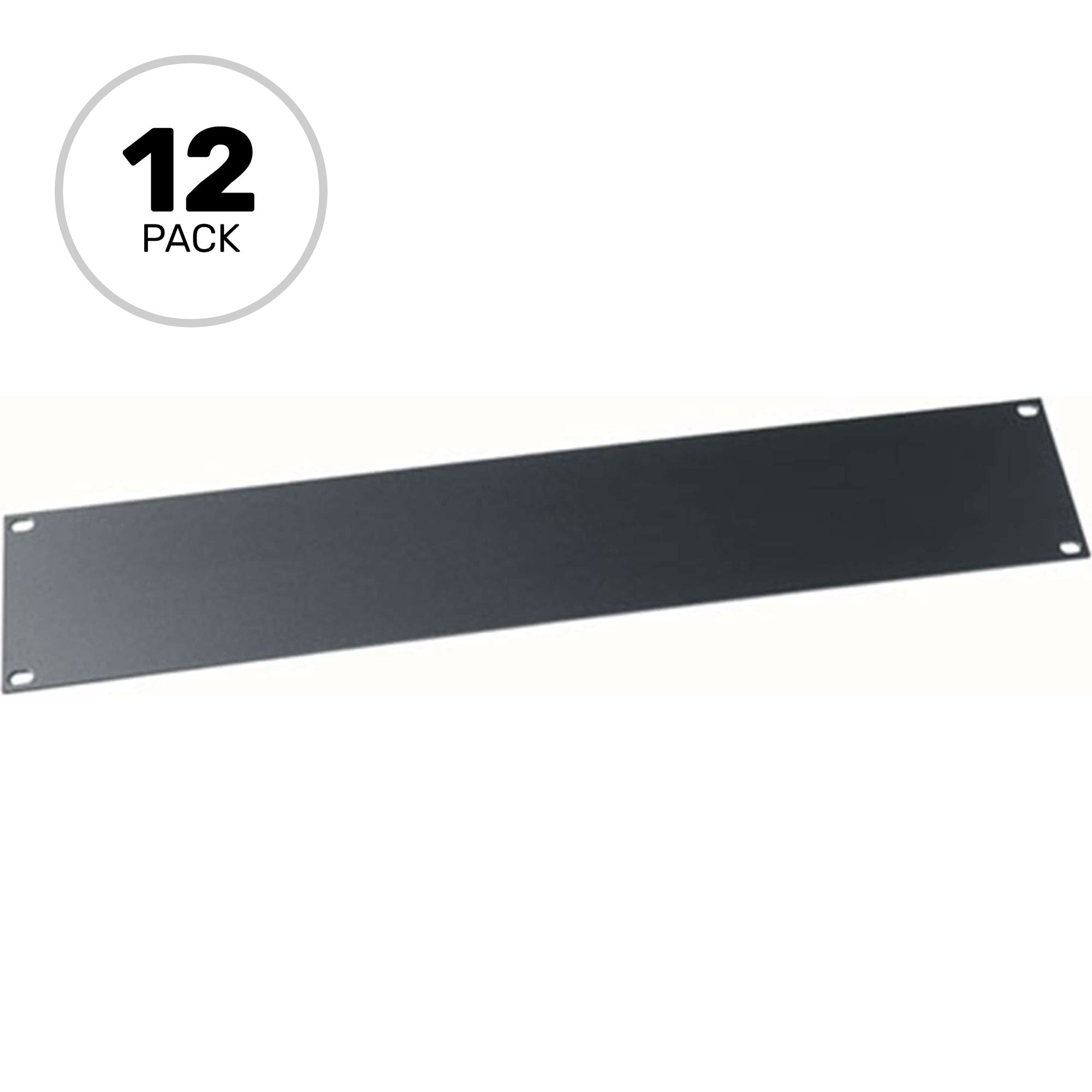 Middle Atlantic PHBL2-CP12 Flat Blank Rack Panel 2U (12 Pack)