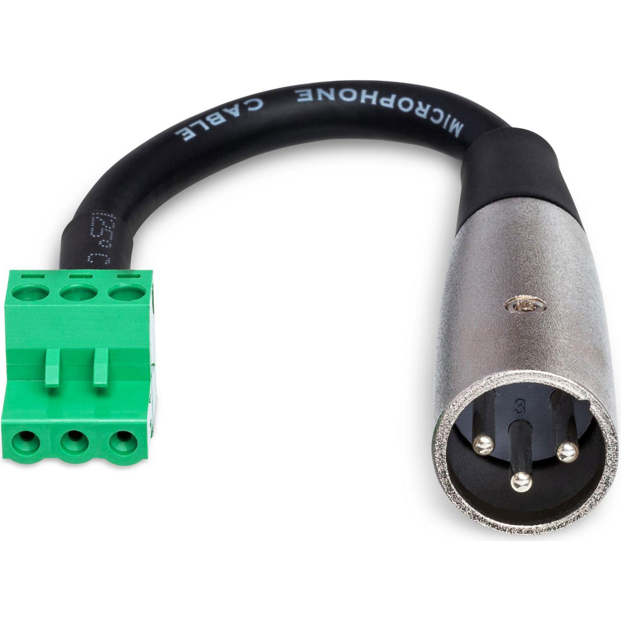Hosa PHX-206M Phoenix 3-Pin Female to XLR Male Adapter Cable