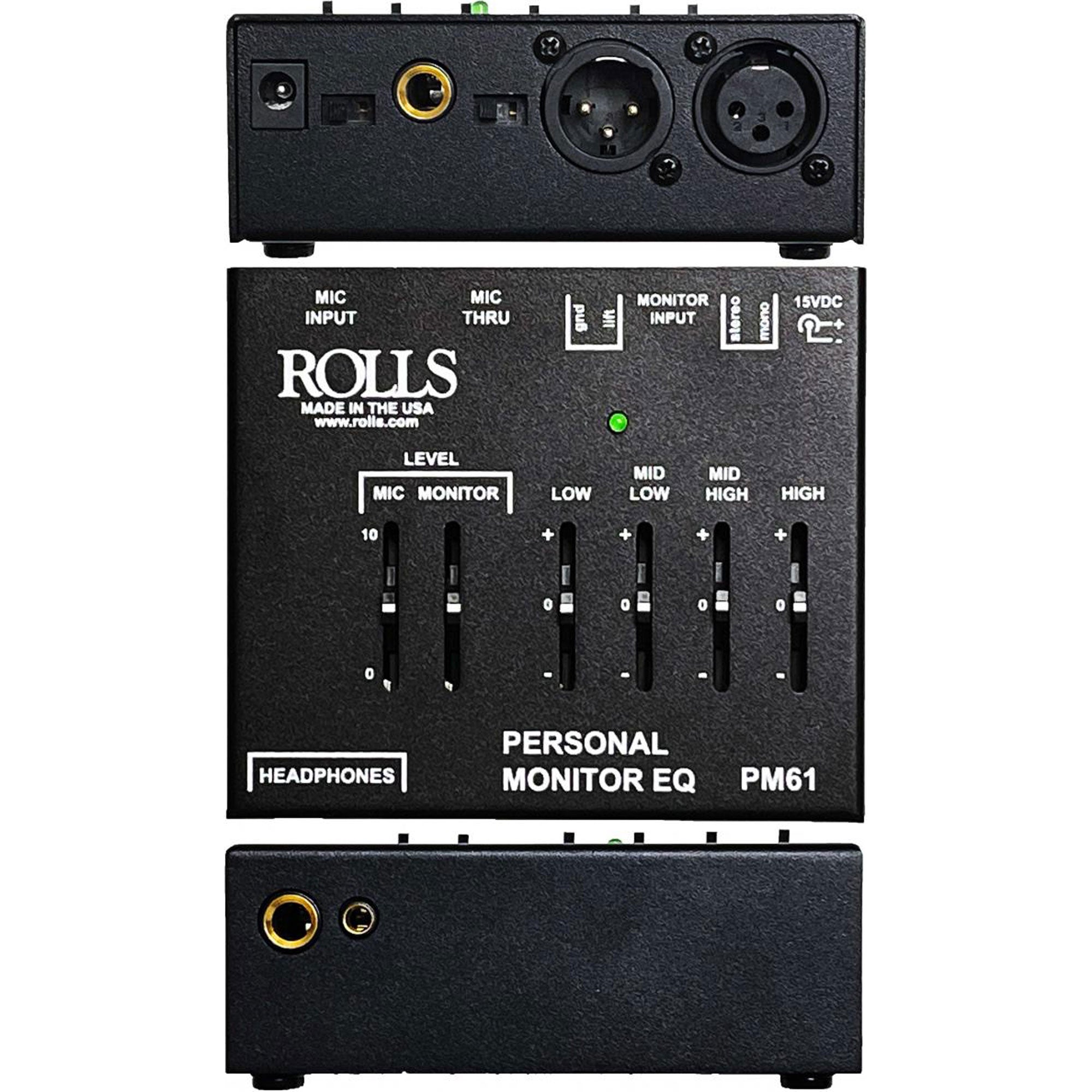 Rolls PM61 Personal Monitor Amp with EQ