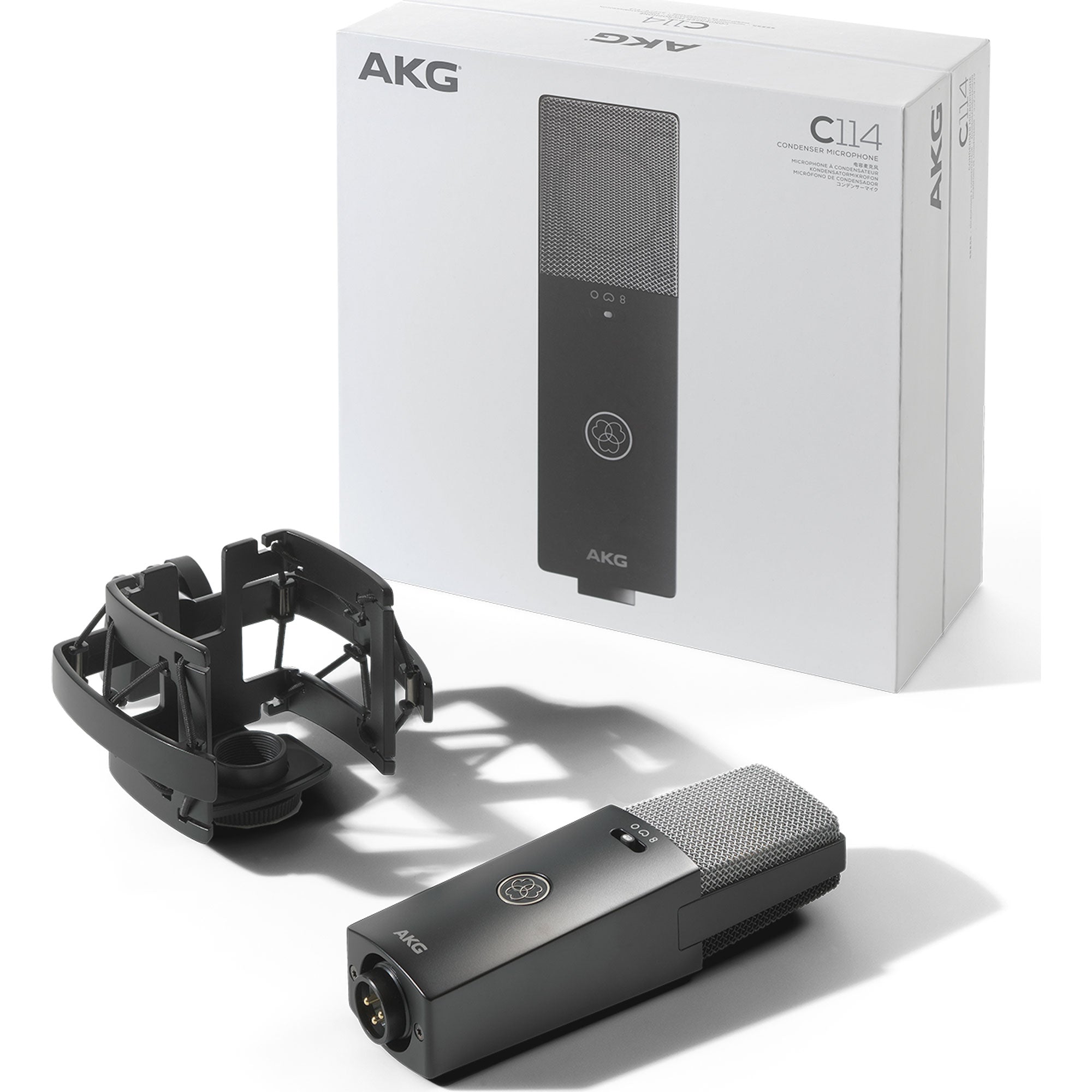 AKG C114 Professional Large Diaphragm Multi-Pattern Condenser Microphone