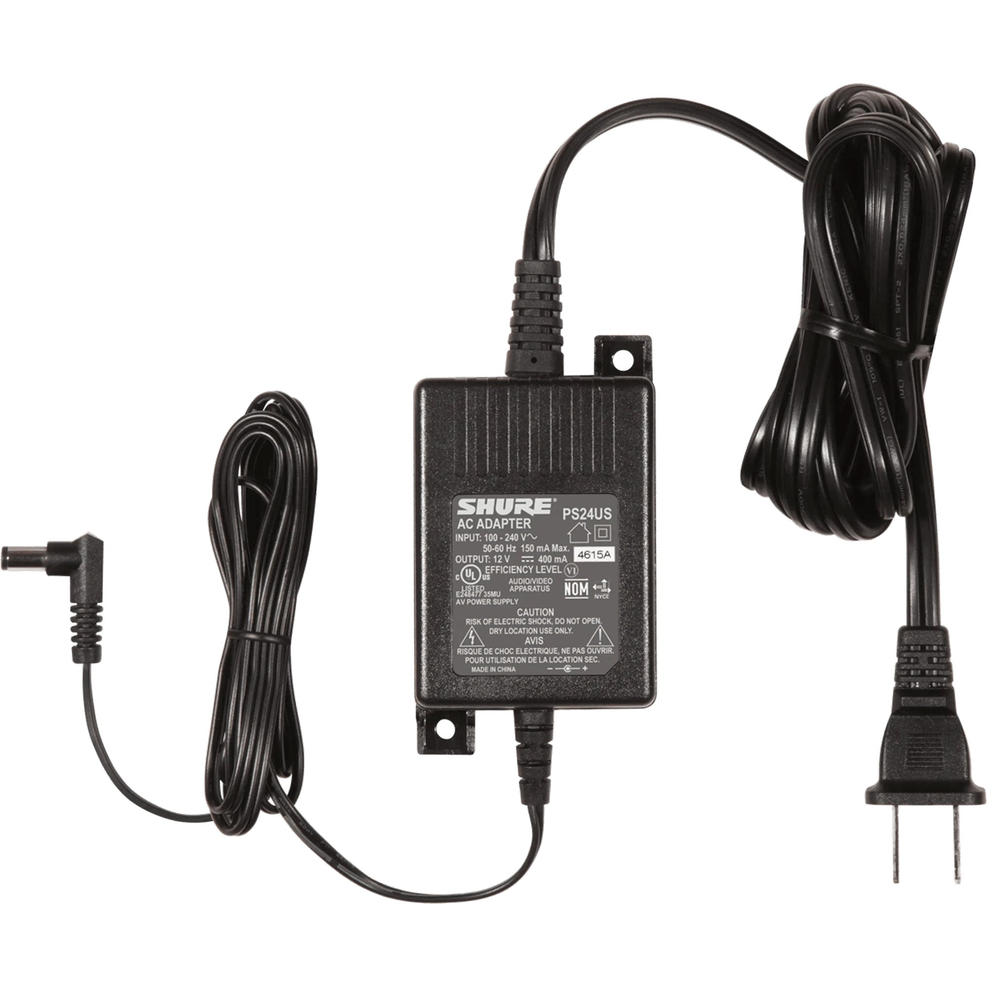 Shure PS24US Power Supply for Select Wireless Receivers