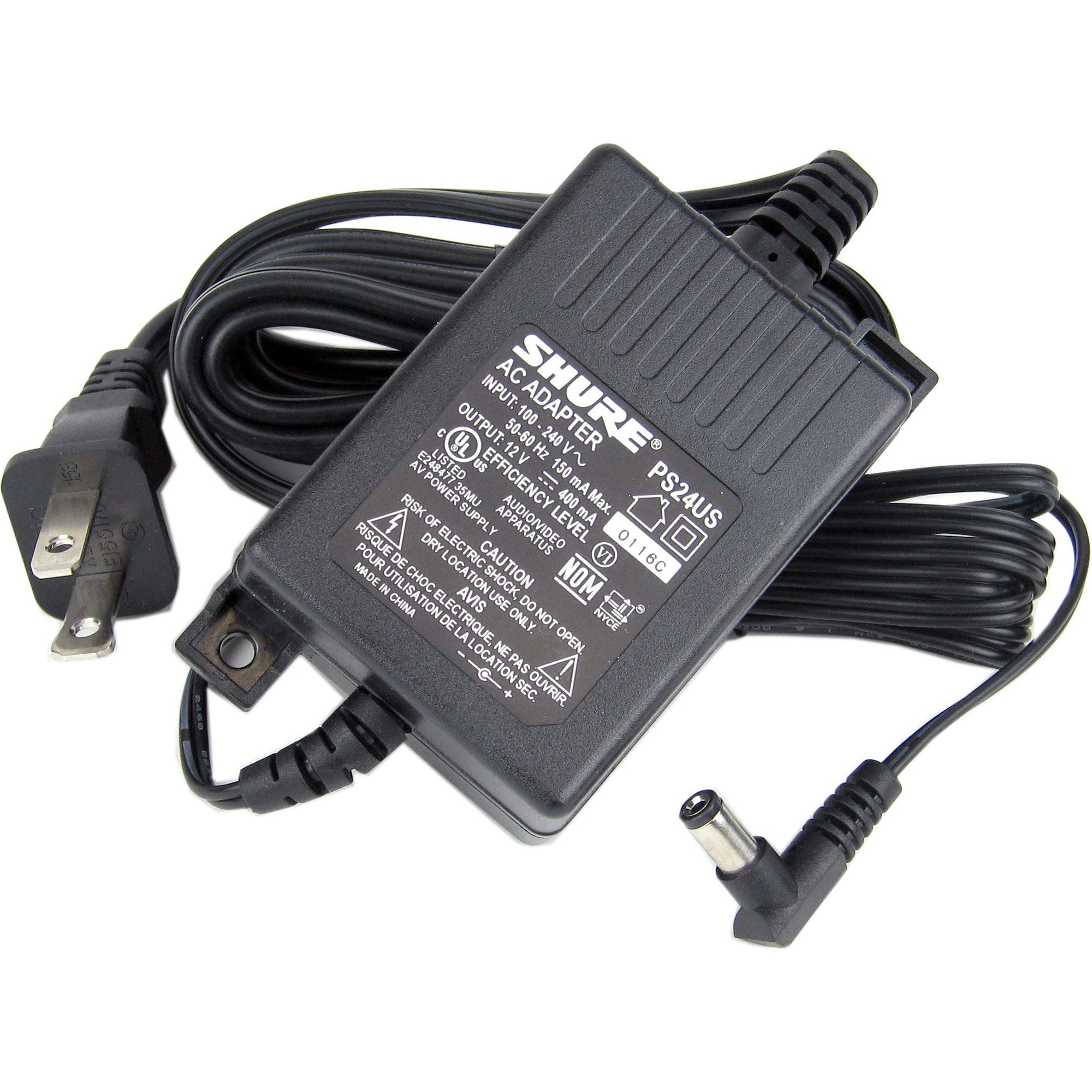 Shure PS24US Power Supply for Select Wireless Receivers