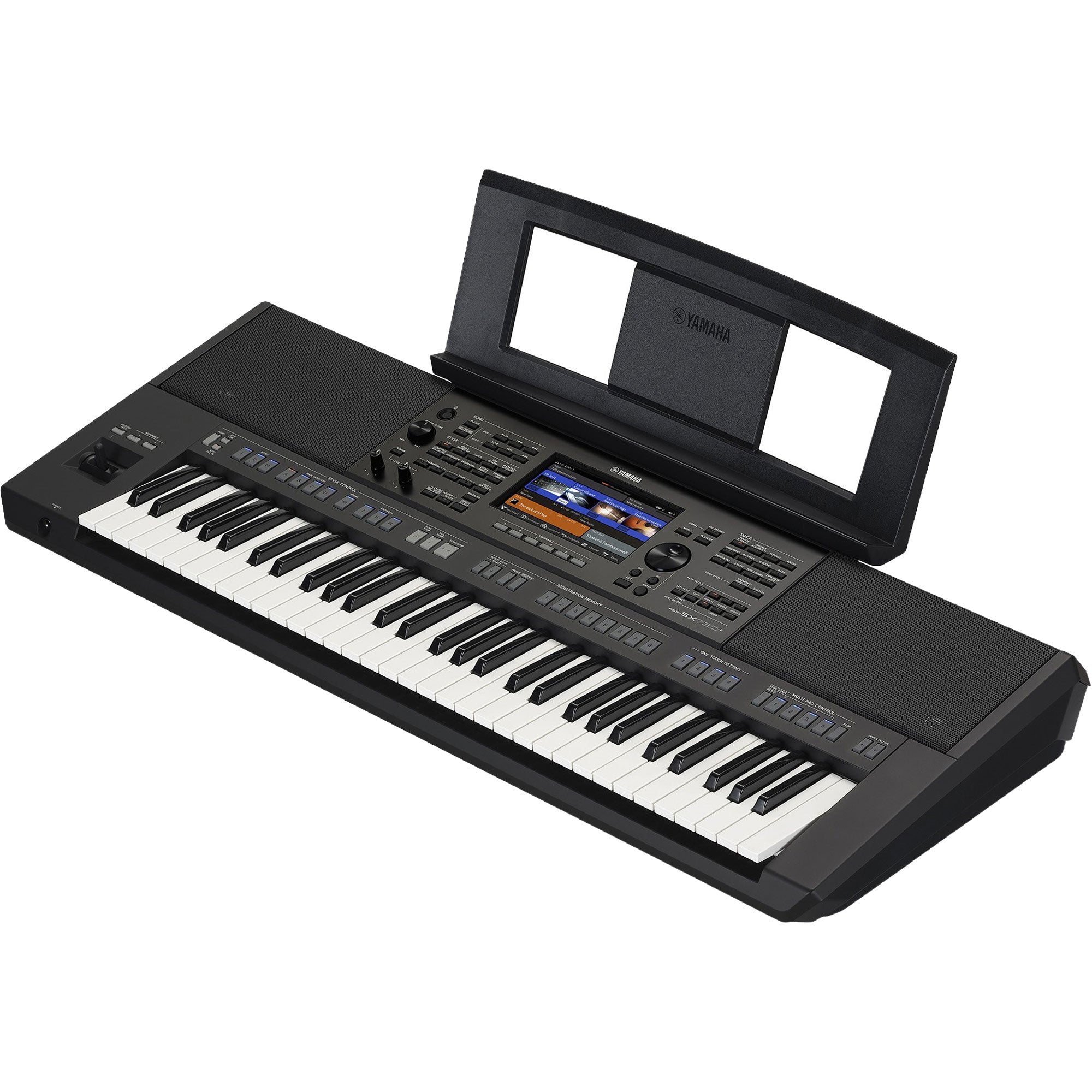 Yamaha PSR-SX720+ 61-Key Arranger Keyboard with Power Adapter