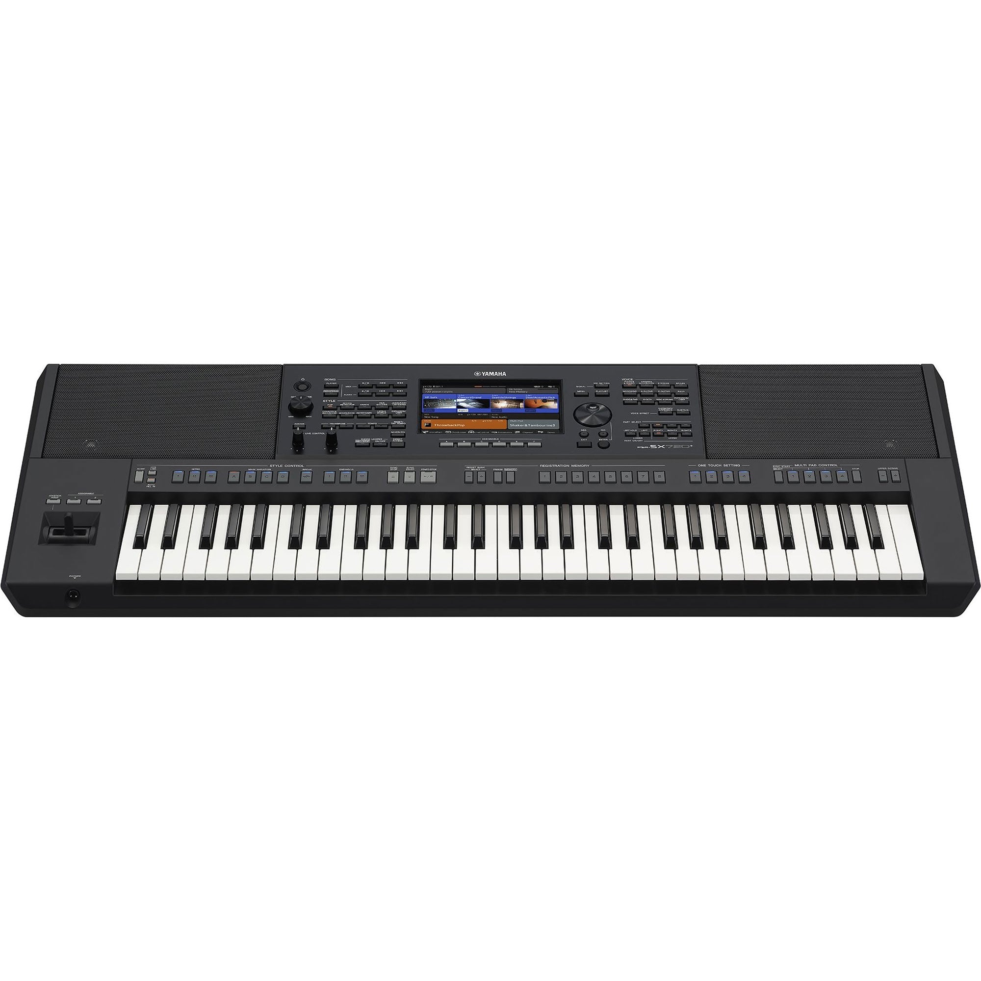 Yamaha PSR-SX720+ 61-Key Arranger Keyboard with Power Adapter