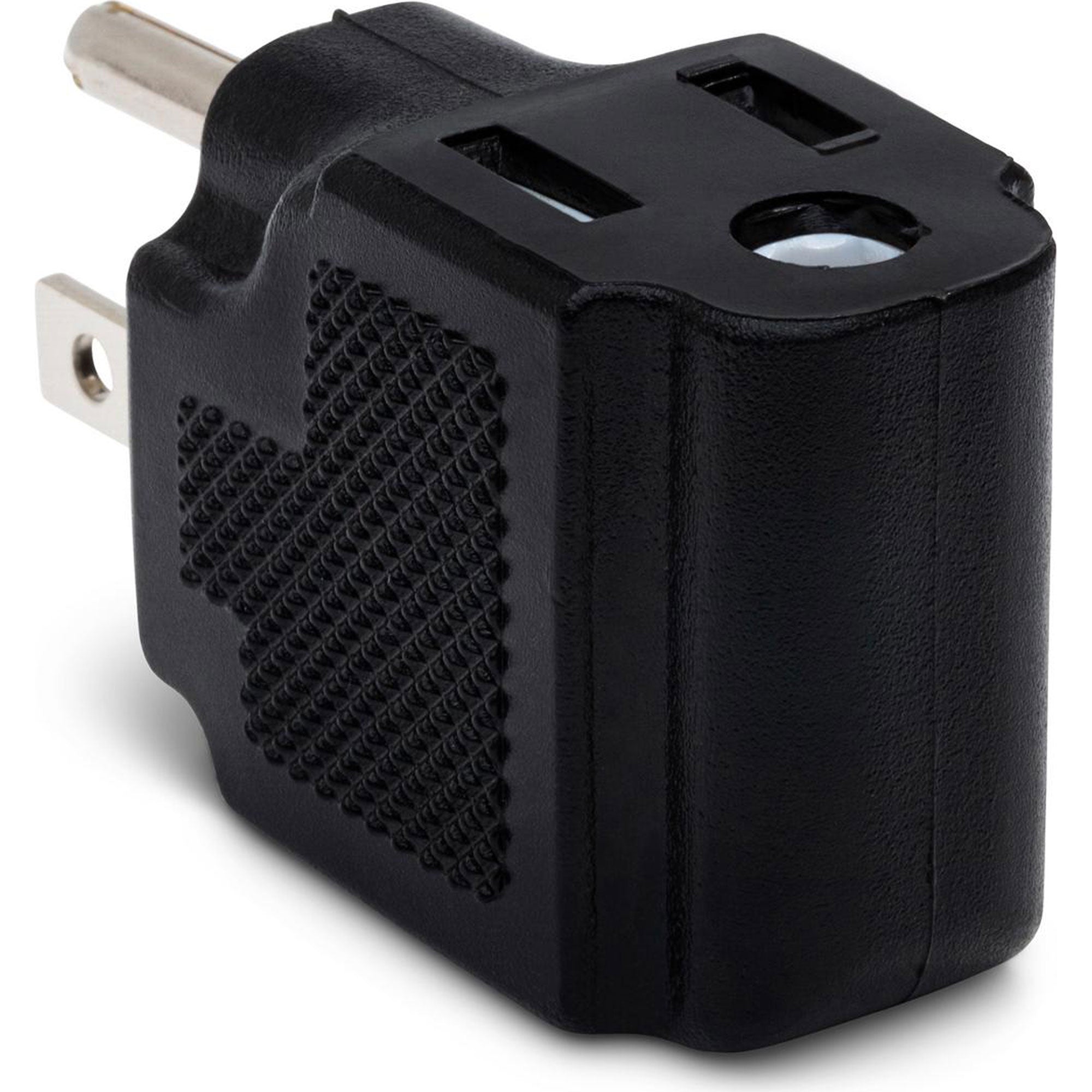 Hosa PWA-486 NEMA 5-15R to NEMA 5-15P Right-Angle Power Adapter