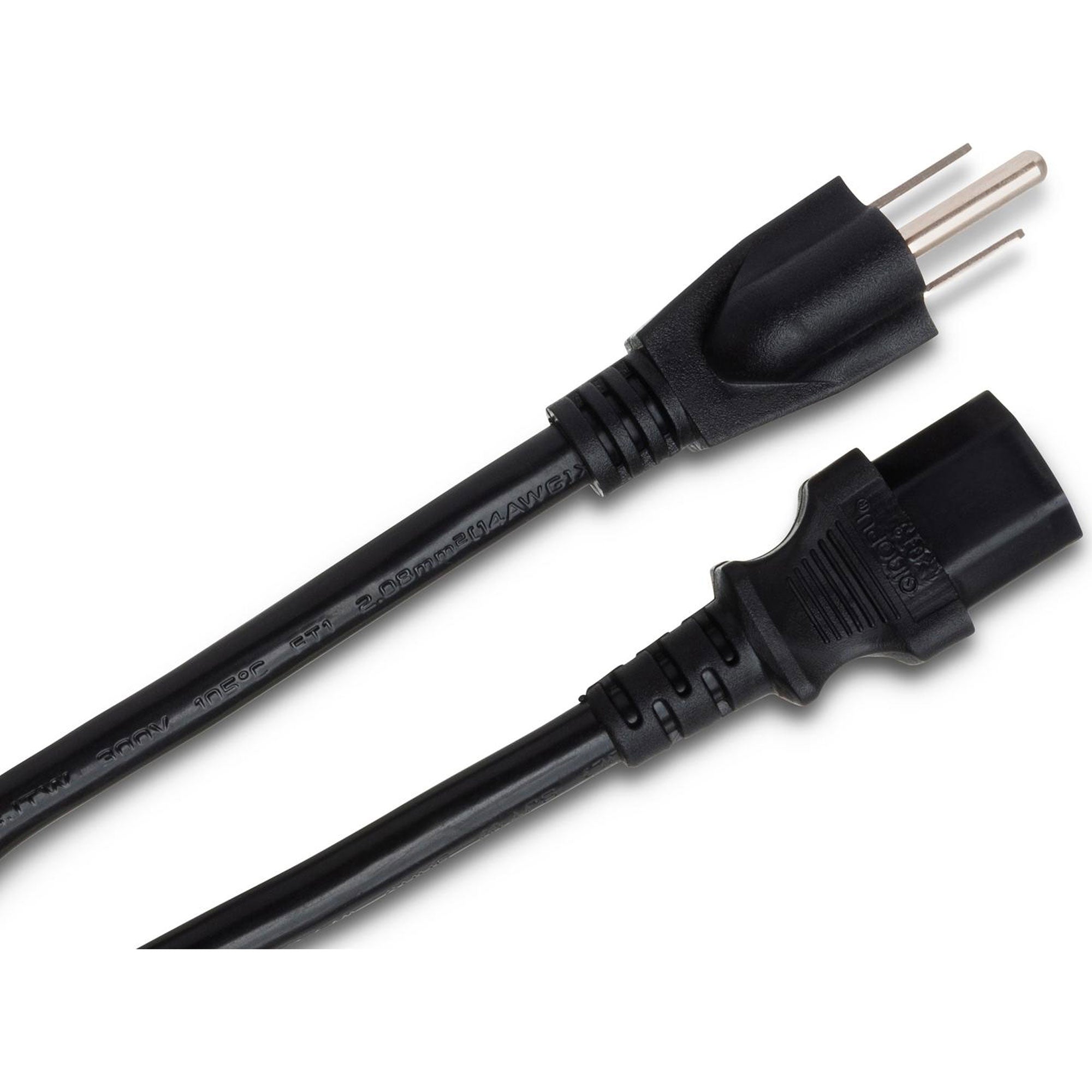 Hosa PWC-401.5 Power Cord 14 AWG, IEC C13 to NEMA 5-15P (1.5')