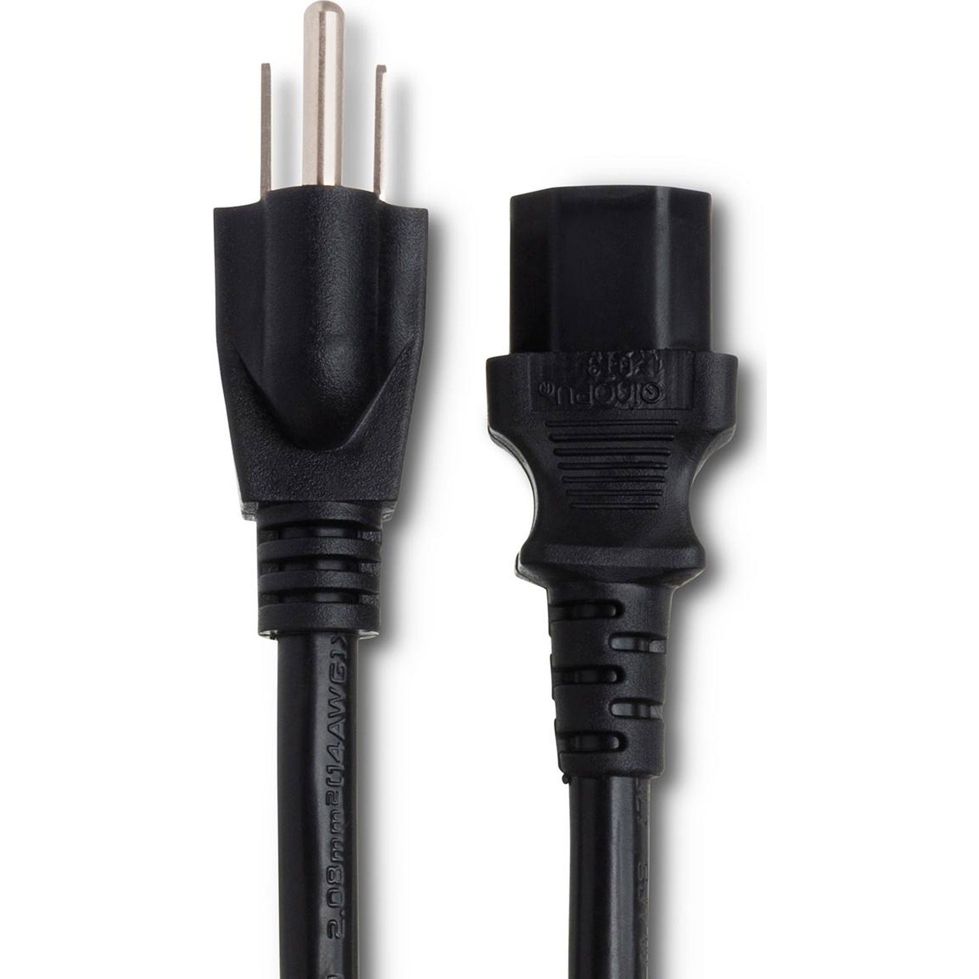 Hosa PWC-450 Power Cord 14 AWG, IEC C13 to NEMA 5-15P (50')