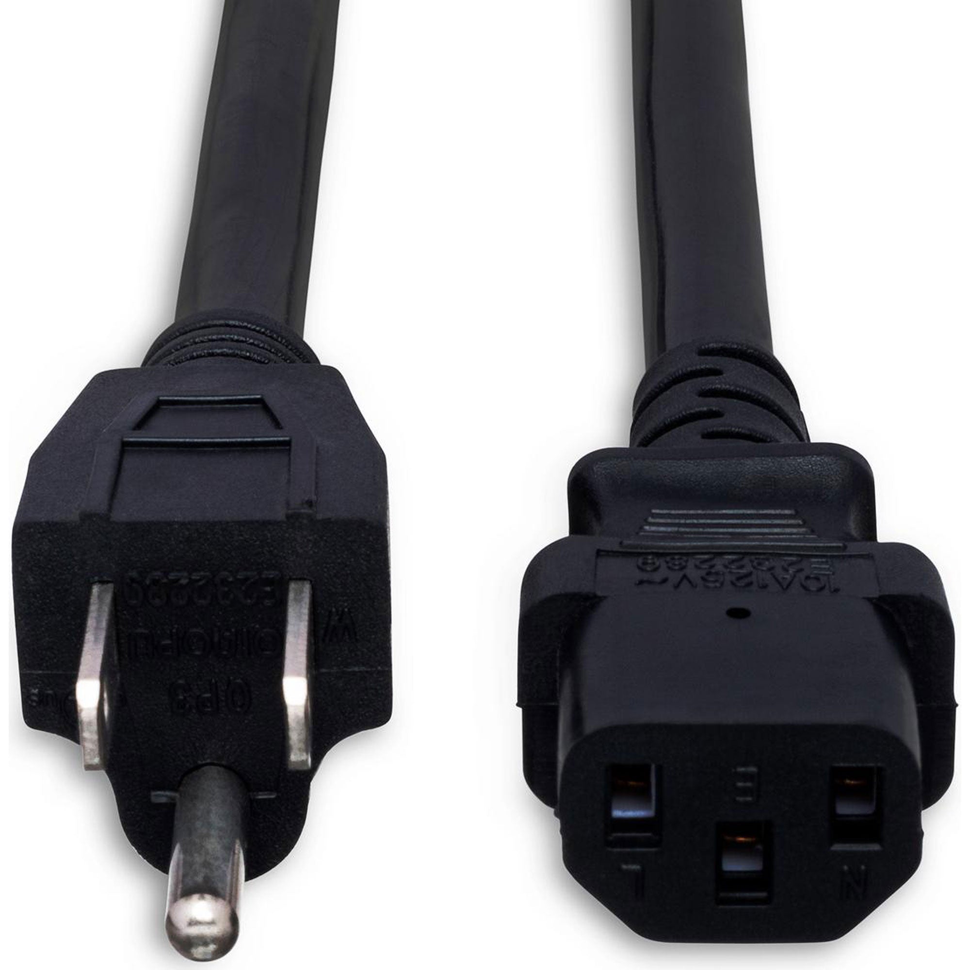 Hosa PWC-403 Power Cord 14 AWG, IEC C13 to NEMA 5-15P (3')