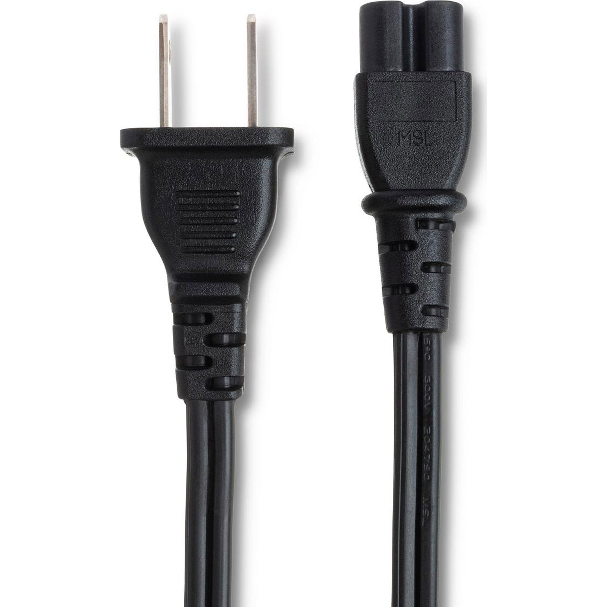 Hosa PWP-426 Power Cord IEC C7 to NEMA 1-15P (8')