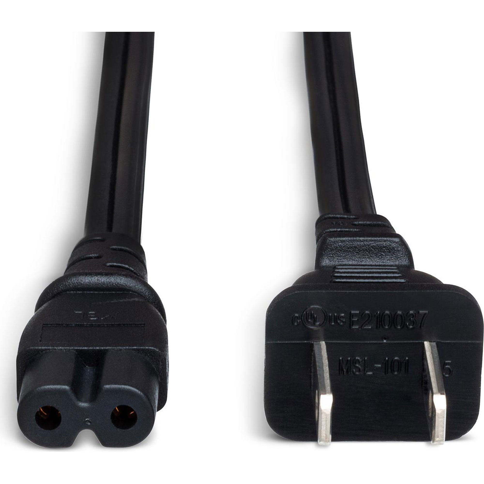 Hosa PWP-426 Power Cord IEC C7 to NEMA 1-15P (8')