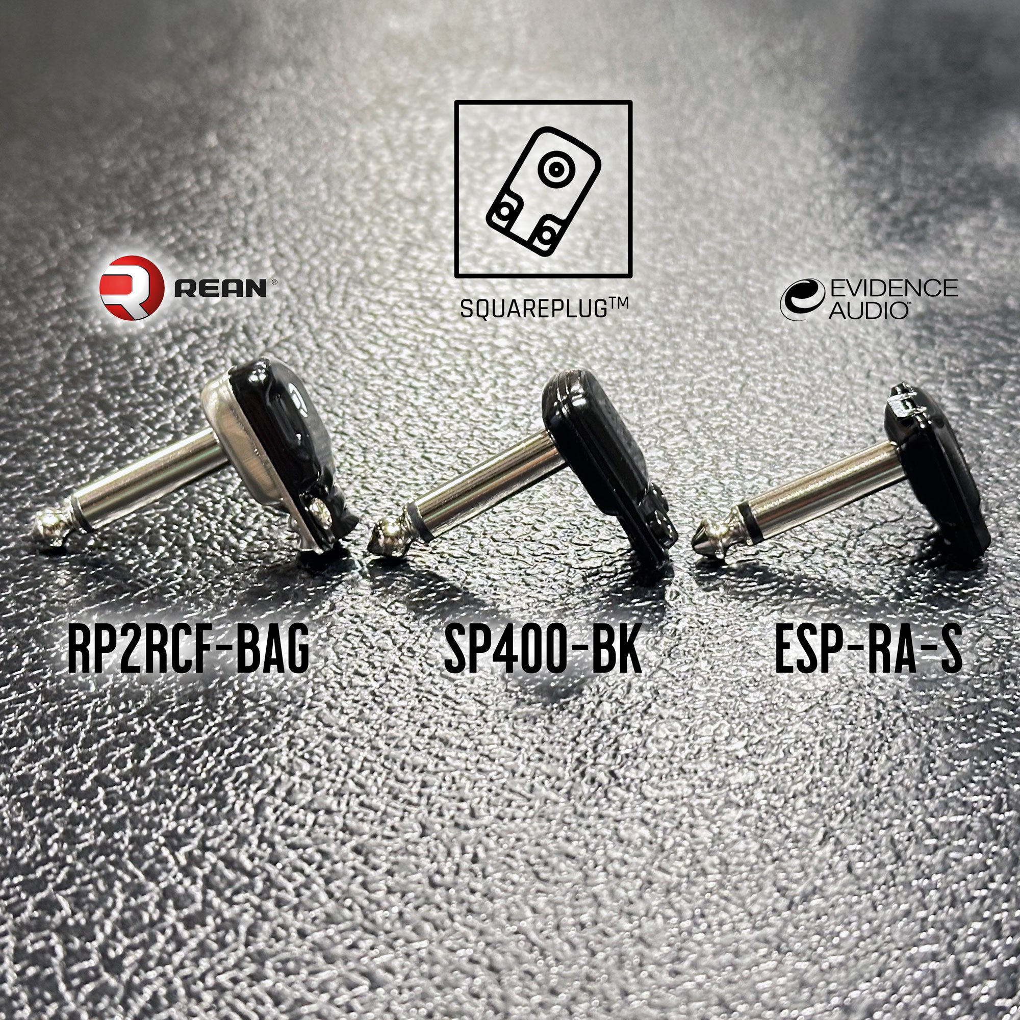 Evidence Audio ESP-RA-L Tiny Pancake Right-Angle 1/4" TS Mono Cable Plug (5mm Cable)