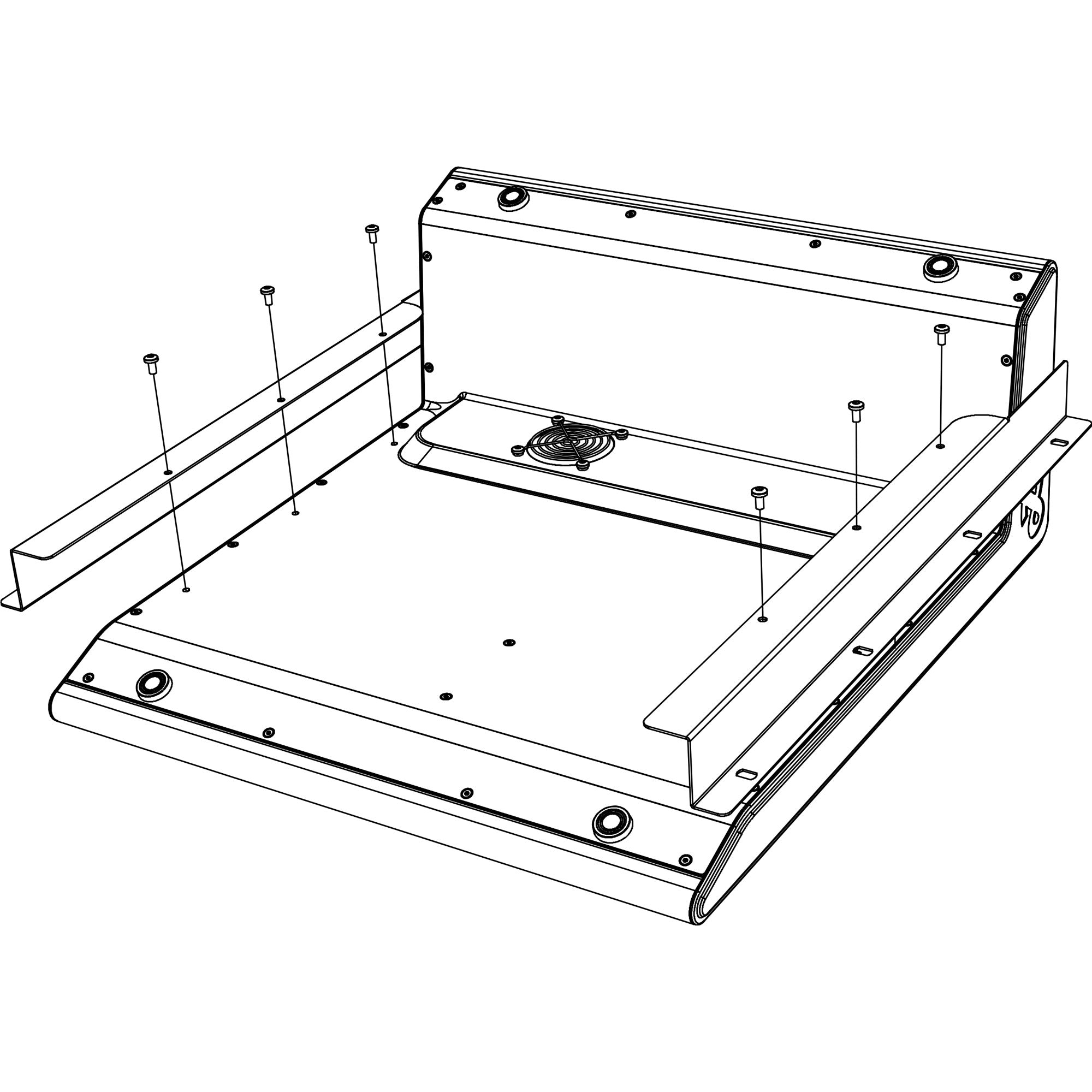 Allen & Heath QU-5-RK19 Rack Mounting Hardware Kit for Qu-5 / Qu-5D Mixers
