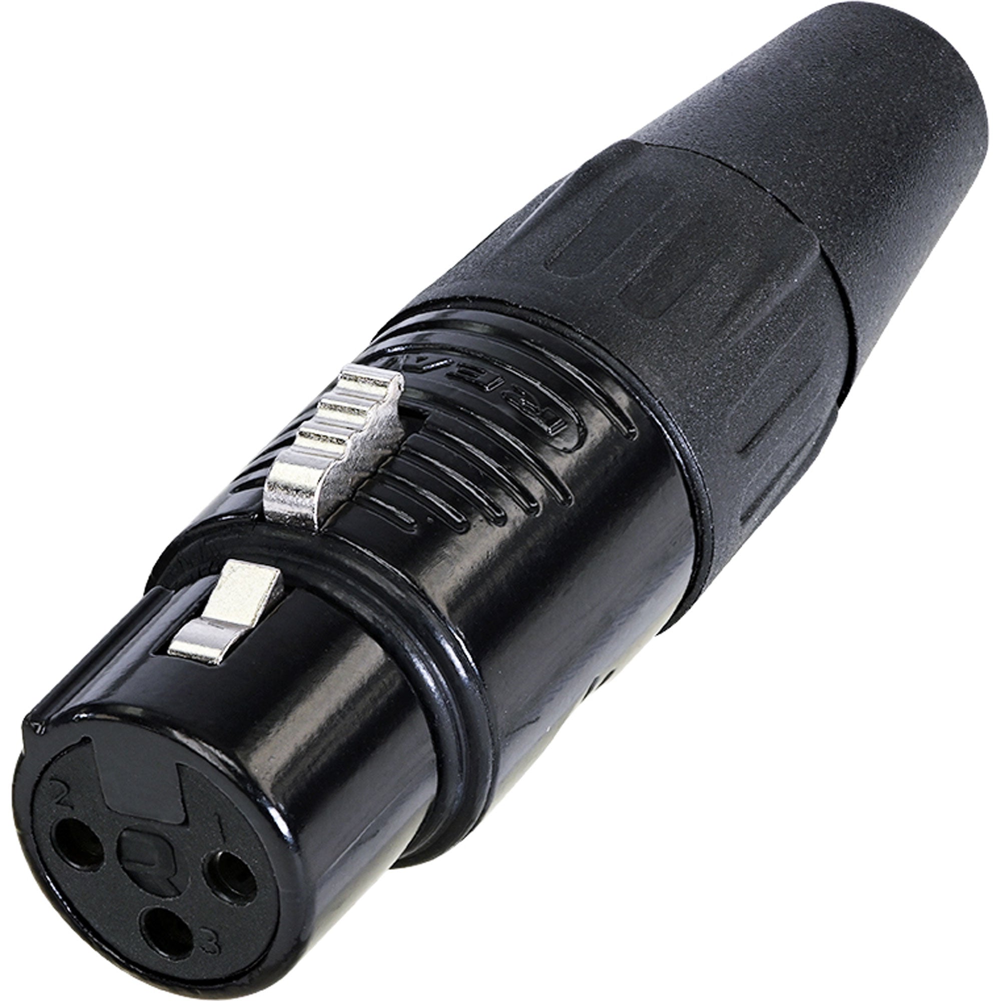 Neutrik Rean RC3F-BAG Female 3-Pin XLR Cable Connector (Black/Silver, Box of 100)