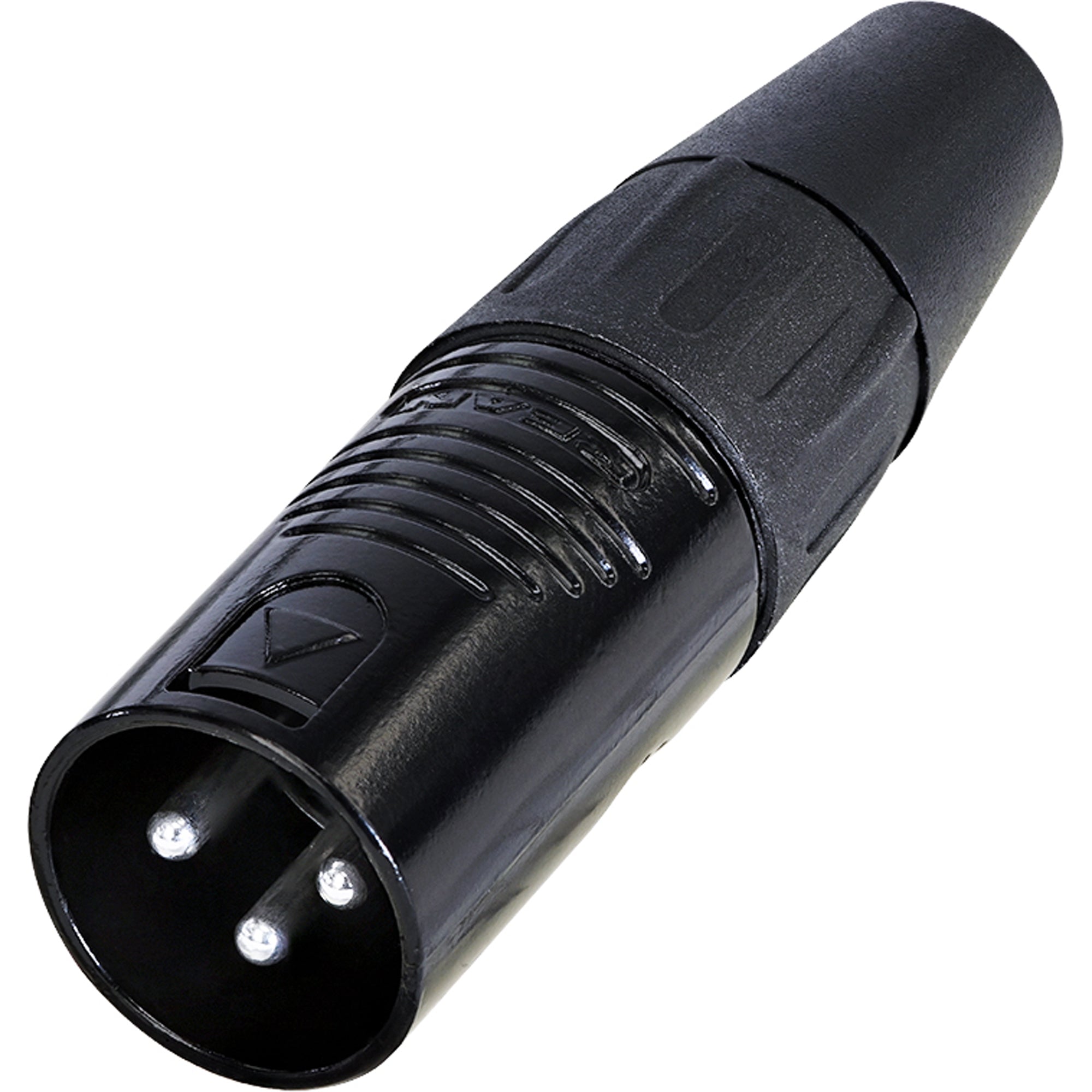 Neutrik Rean RC3M-BAG Male 3-Pin XLR Cable Connector (Black/Silver, Box of 100)