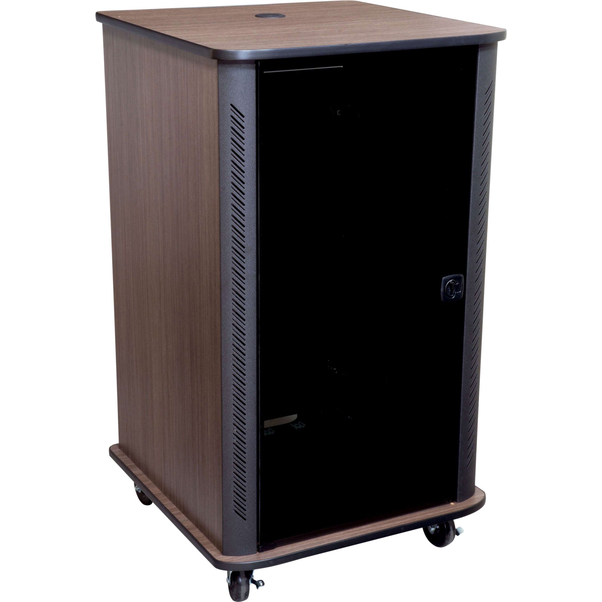 Middle Atlantic RFR-2428TR Reference Series Furniture Rack 24U (Teak Cascade)