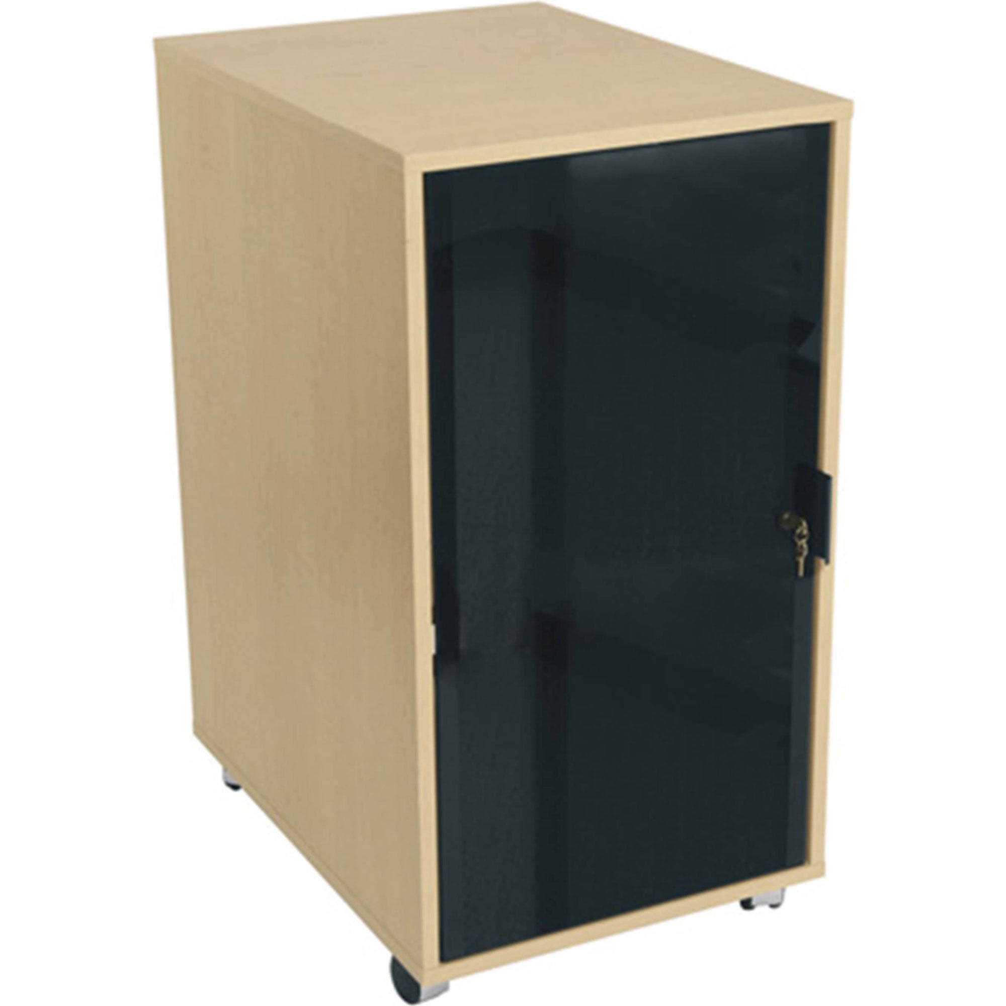 Middle Atlantic RK-GD16 Smoked Tempered Glass Rack Door 16U Image 1