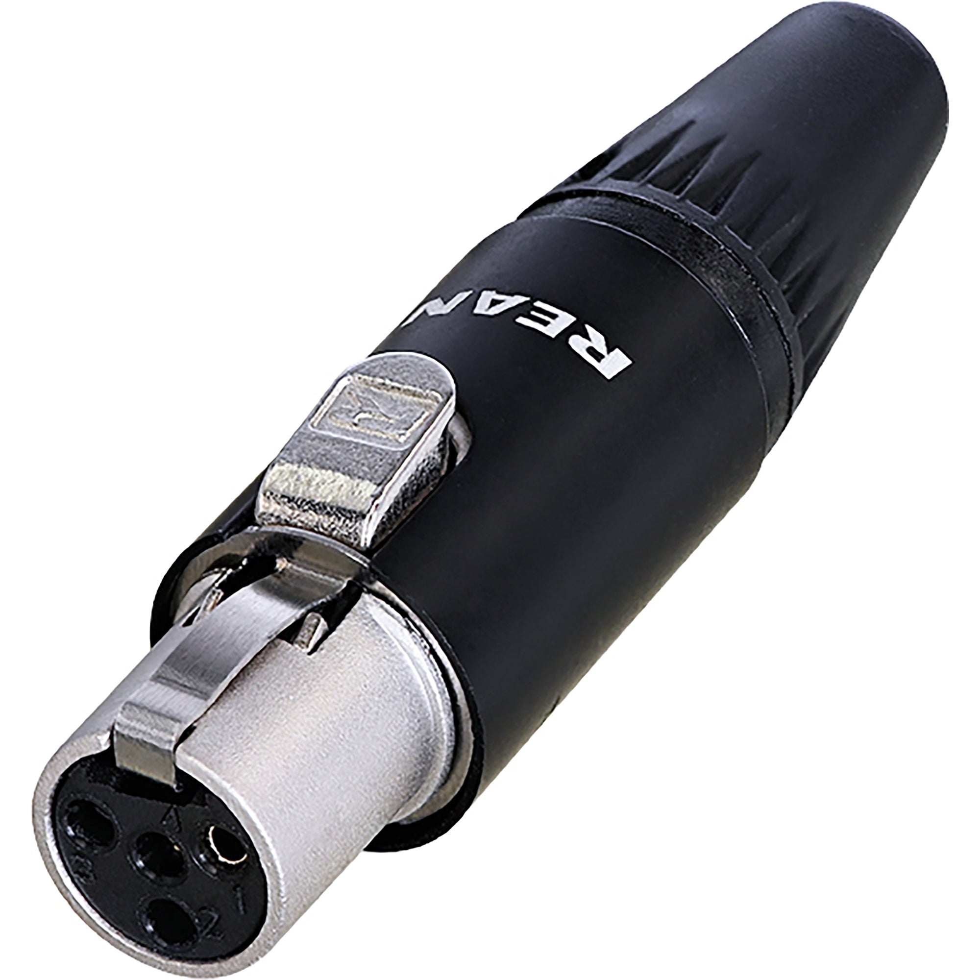 Neutrik Rean RT4FC-B Female 4-Pin Tiny XLR Connector (Black/Gold)