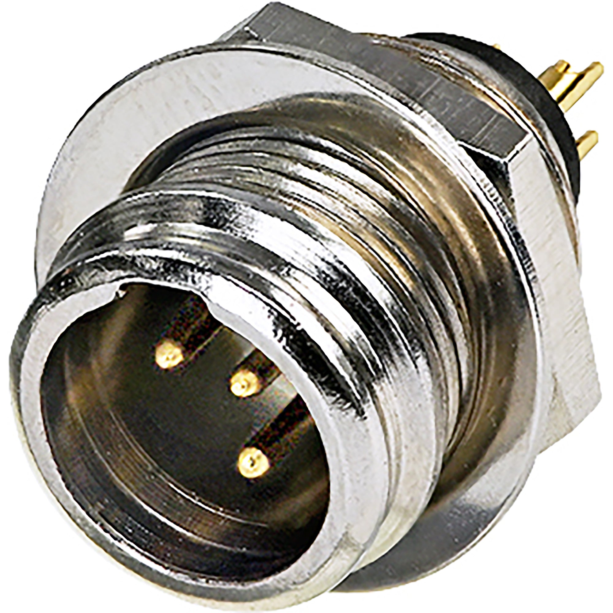 Neutrik Rean RT4MP Male 4-Pin Tiny XLR Chassis Connector (Nickel/Gold)