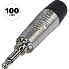 Neutrik Rean RTP2C 3.5mm TS Mono Phone Plug (Nickel/Silver, Box of 100) Image 1