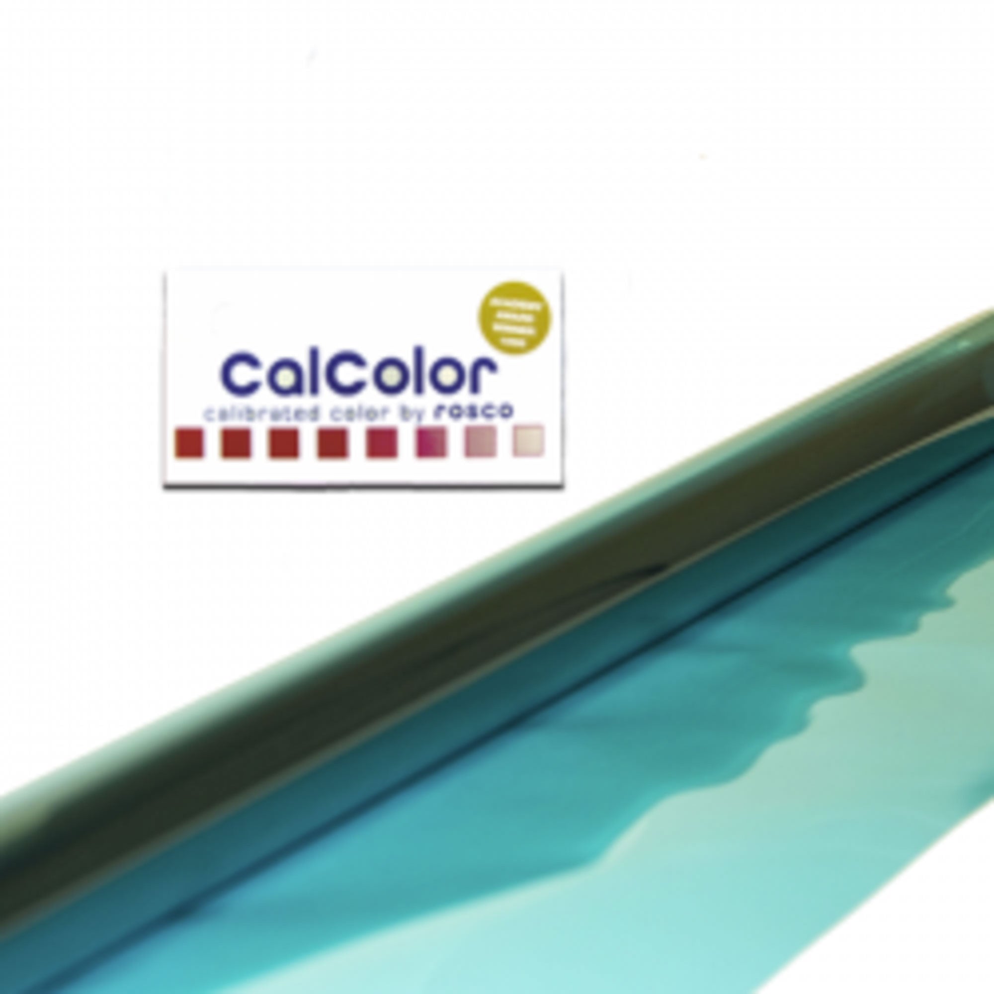 Rosco #4390 CalColor Filter Gel 90 Cyan (48" x 25' Roll)