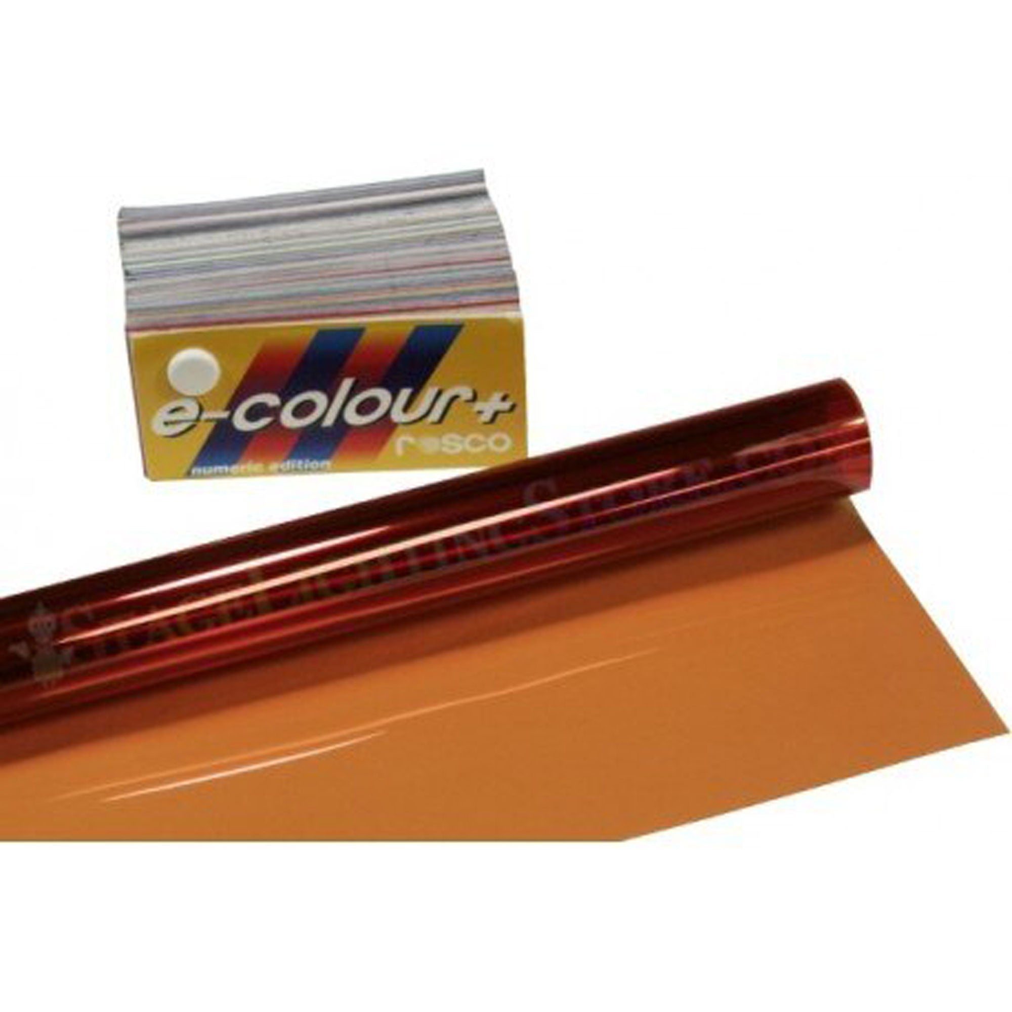 Rosco #285 e-colour+ Filter Gel 3/4 CT Orange (21 x 24" Sheet)
