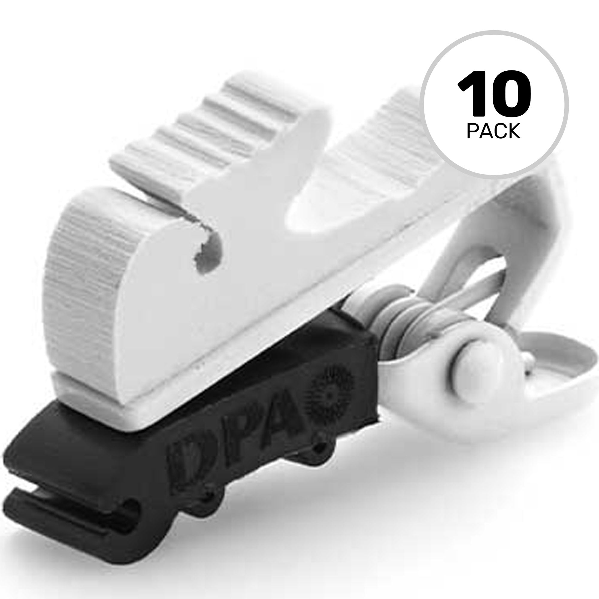 DPA SCM0004-Wx Clip for d:screet, White (10 Pack)