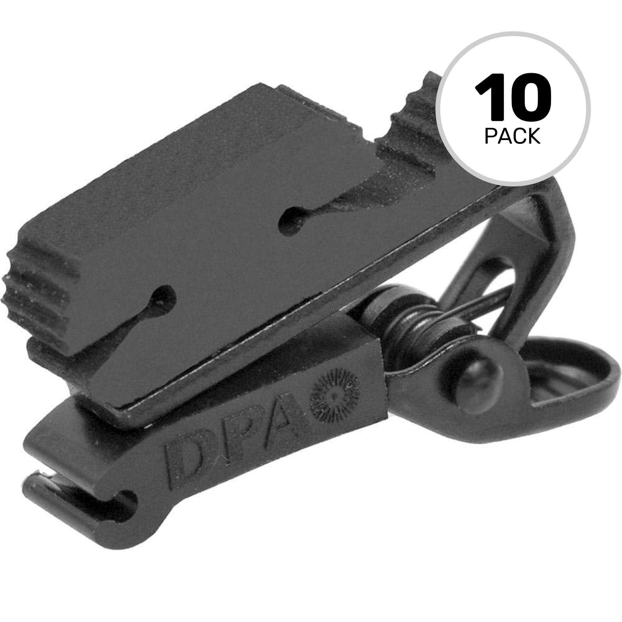 DPA SCM0008-Bx Clip with Double Lock for d:screet, Black (10 Pack)
