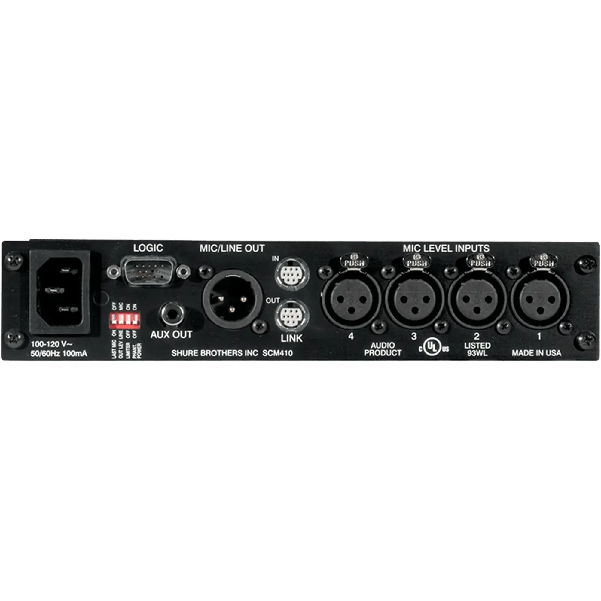 Shure SCM410 4-Channel Automatic Mixer