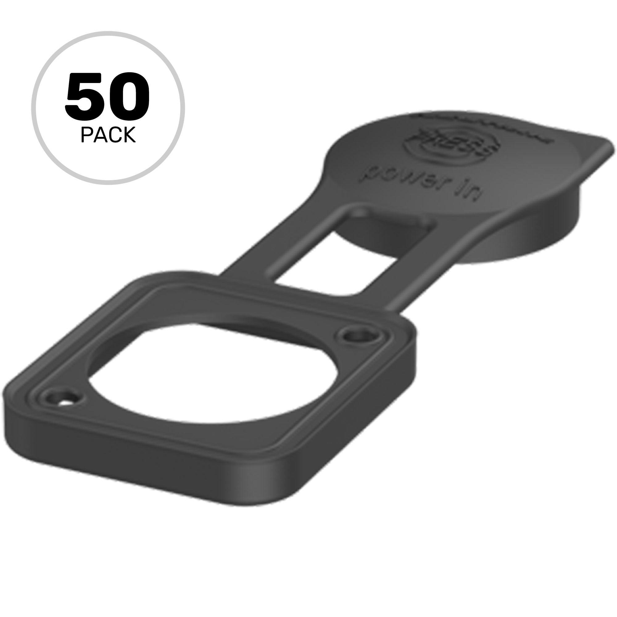 Neutrik SCNAC-01 IP65 Rated Rubber Sealing Cap for powerCON (Power In, Box of 50)