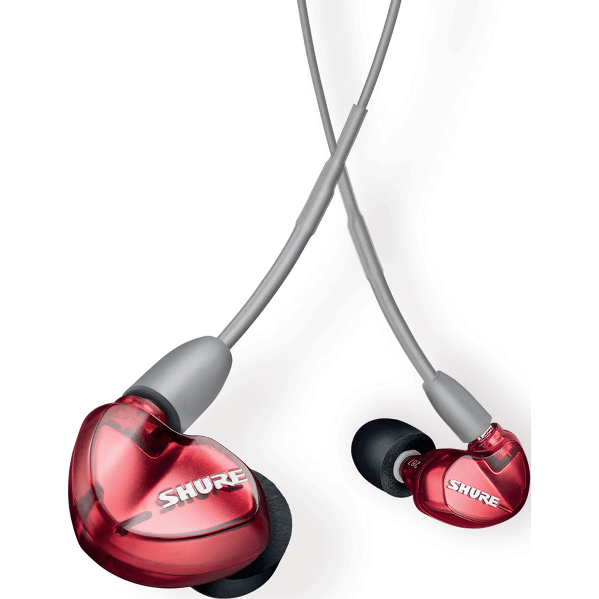 Shure SE535 Special-Edition Sound-Isolating In-Ear Stereo Earphones (Red)