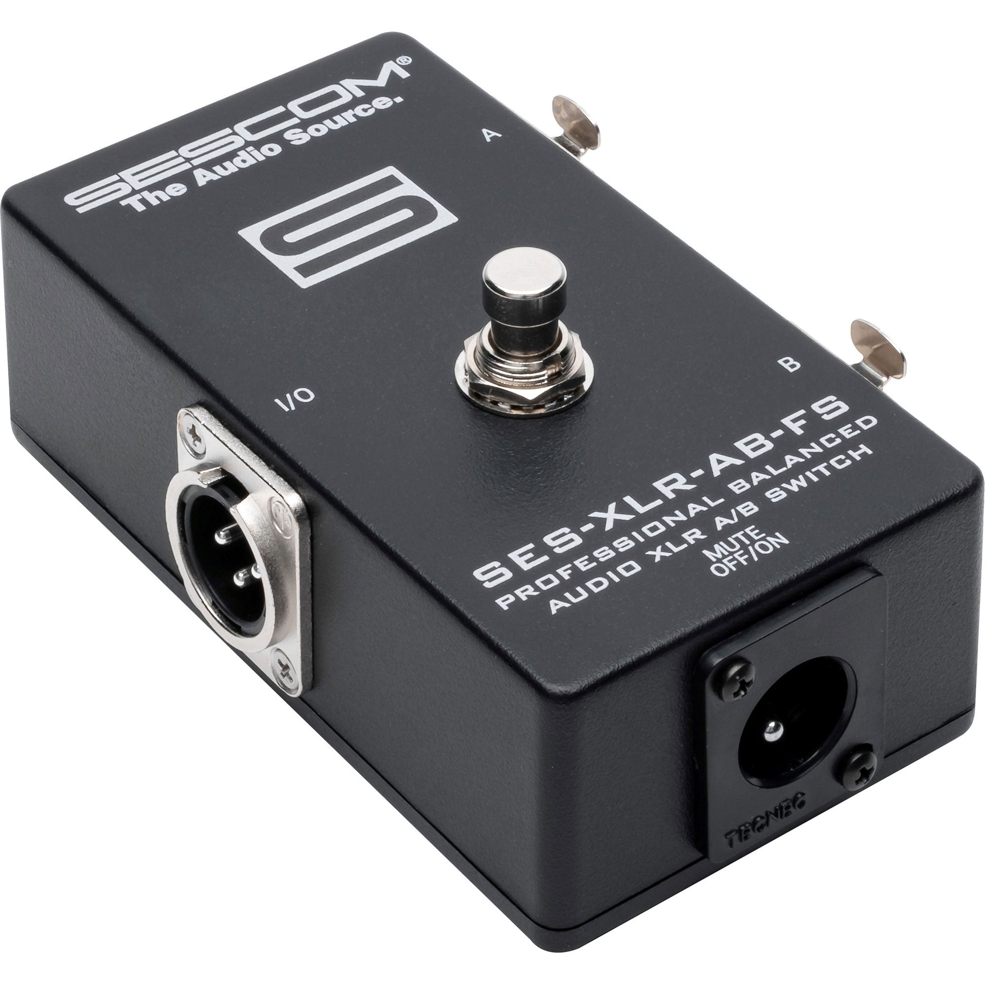 Sescom SES-XLR-AB-FS Balanced XLR A/B Passive Foot Switch