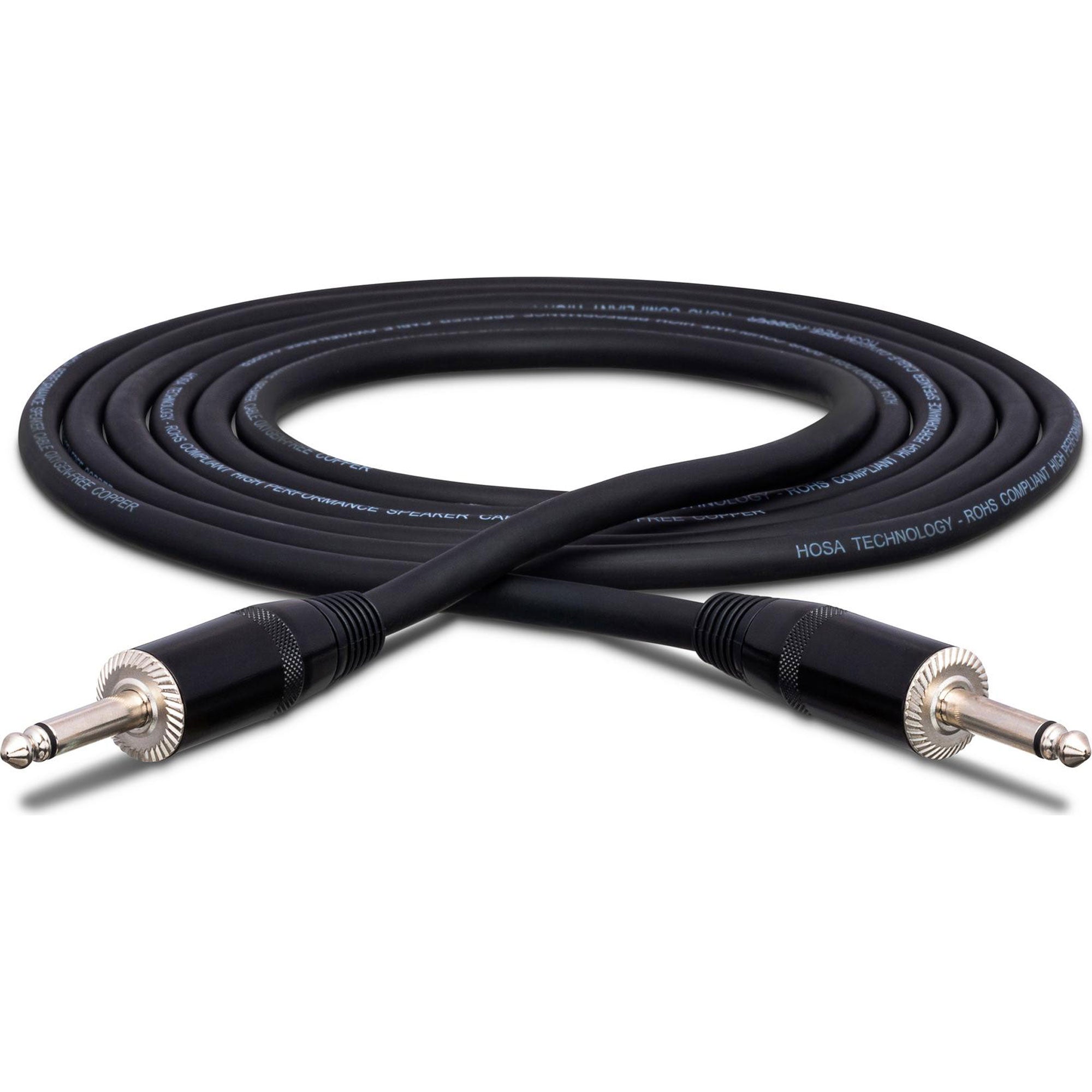 Hosa SKJ-475 REAN 1/4" TS to REAN 1/4" TS 14 AWG Pro Speaker Cable (75')