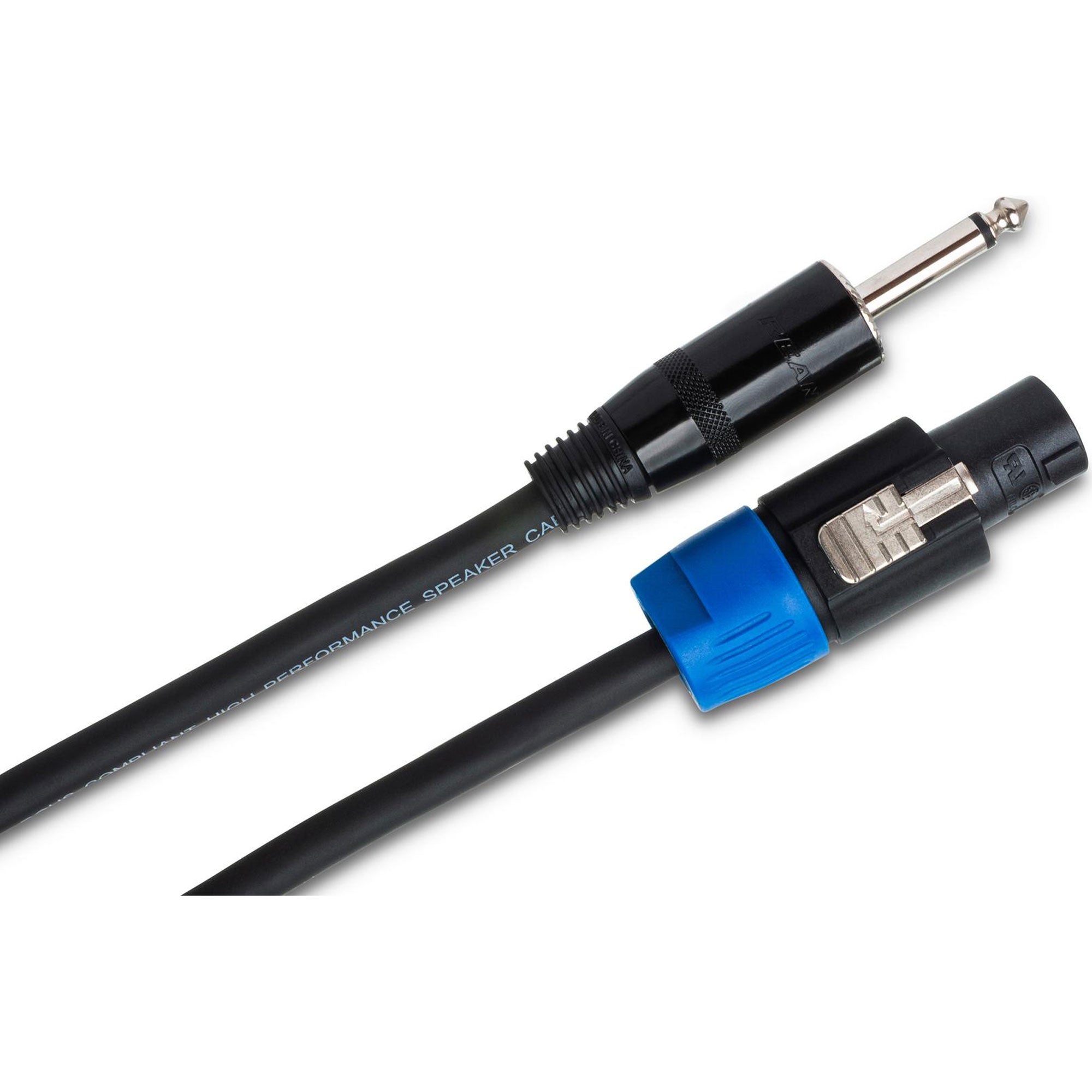 Hosa SKT-4100Q REAN speakON to REAN 1/4" TS 14 AWG Pro Speaker Cable (100')