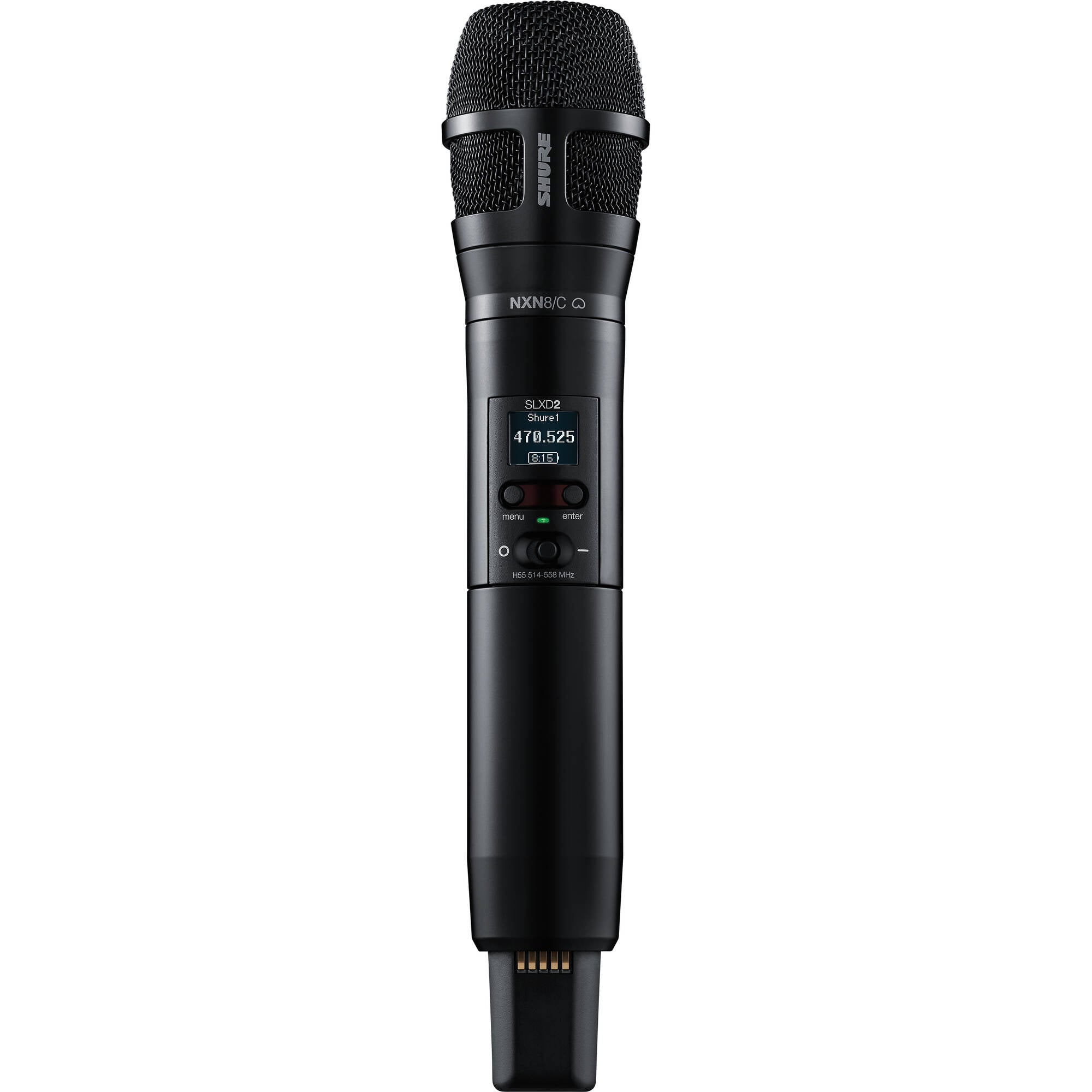 Shure SLXD24/N8CB Digital Wireless Nexadyne 8/C Handheld Microphone System (J52: 558-616 MHz)