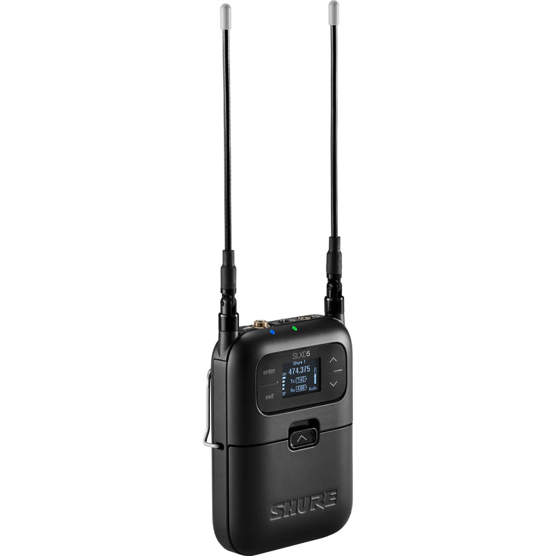 Shure SLXD5 Digital Camera-Mount Wireless Microphone Receiver (J52: 558-602 + 614-616 MHz)