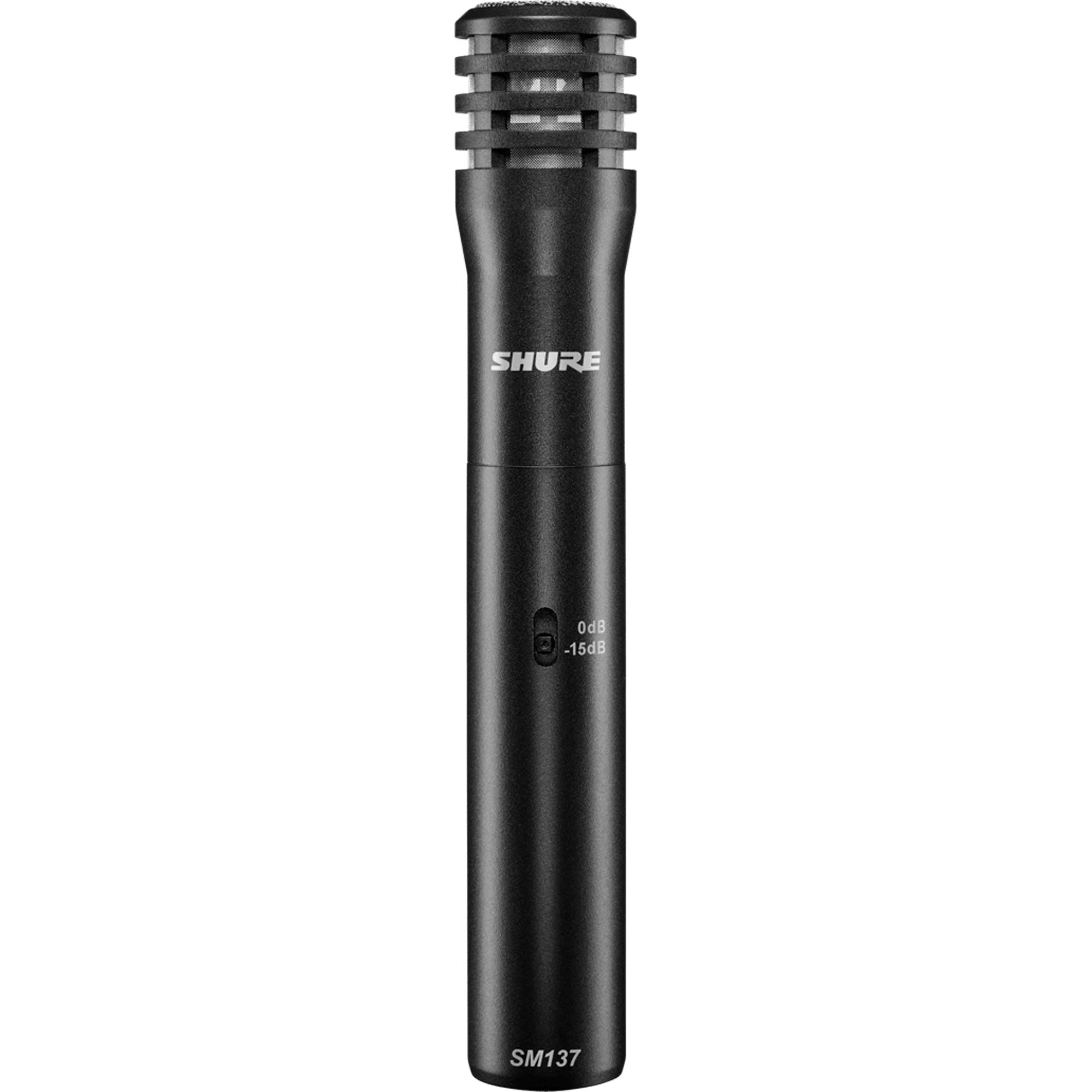 Shure SM137 Small-Diaphragm Cardioid Condenser Instrument Microphone