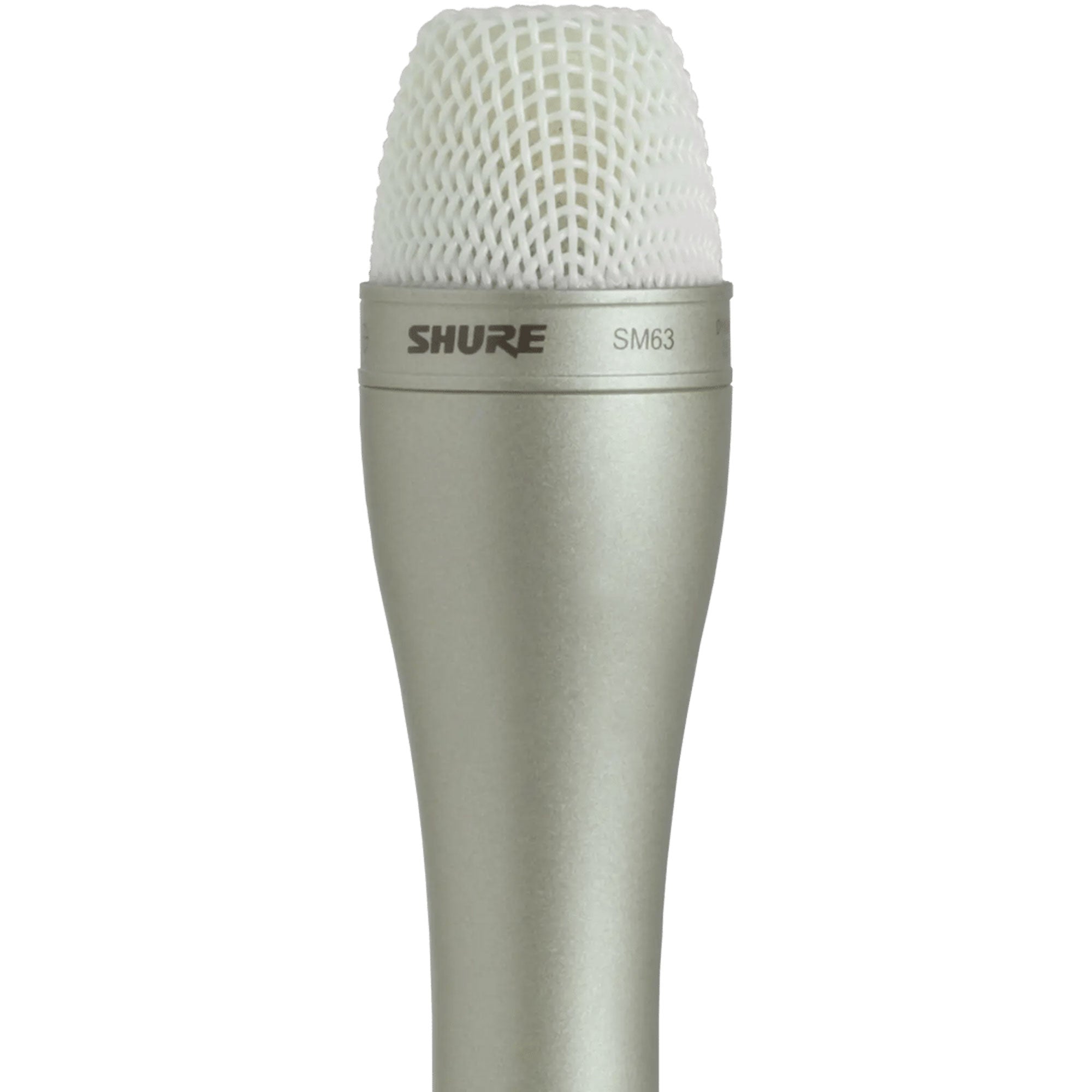 Shure SM63L Omnidirectional Dynamic Handheld Microphone with Extended Handle (Champagne)