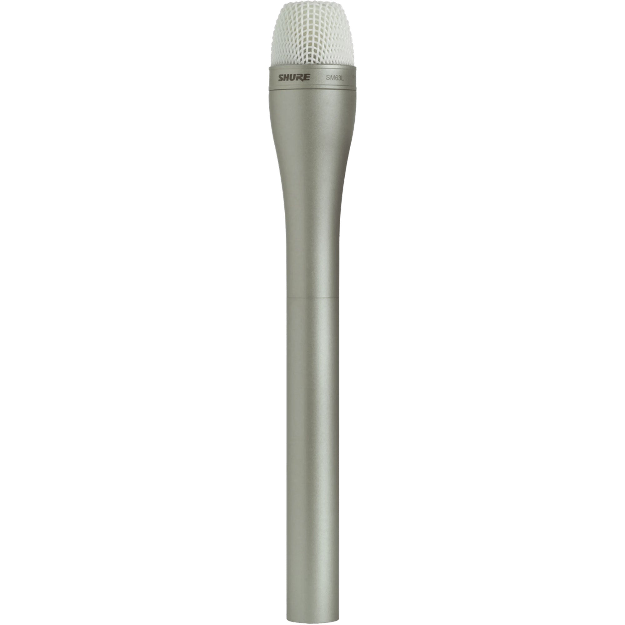 Shure SM63L Omnidirectional Dynamic Handheld Microphone with Extended Handle (Champagne)