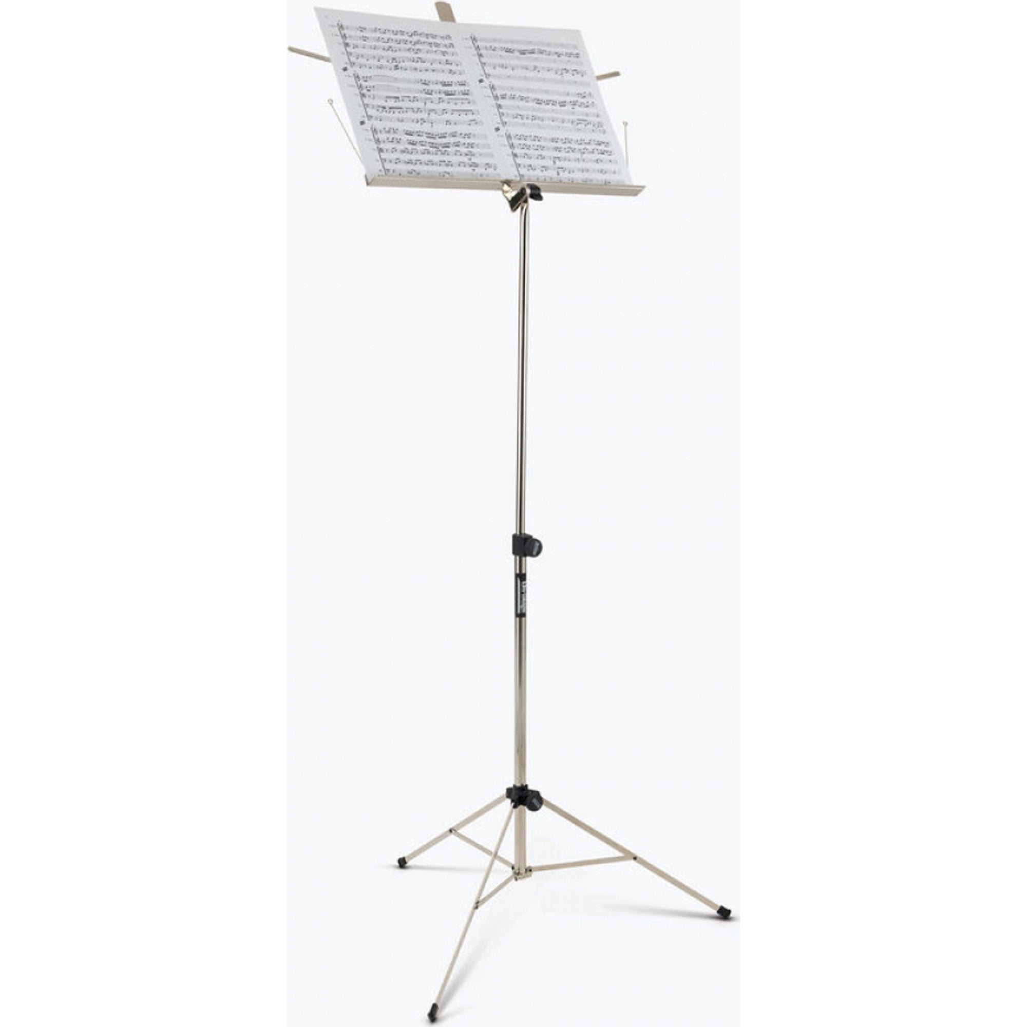 On-Stage SM7122NB Compact Sheet Music Stand with Bag (Nickel)