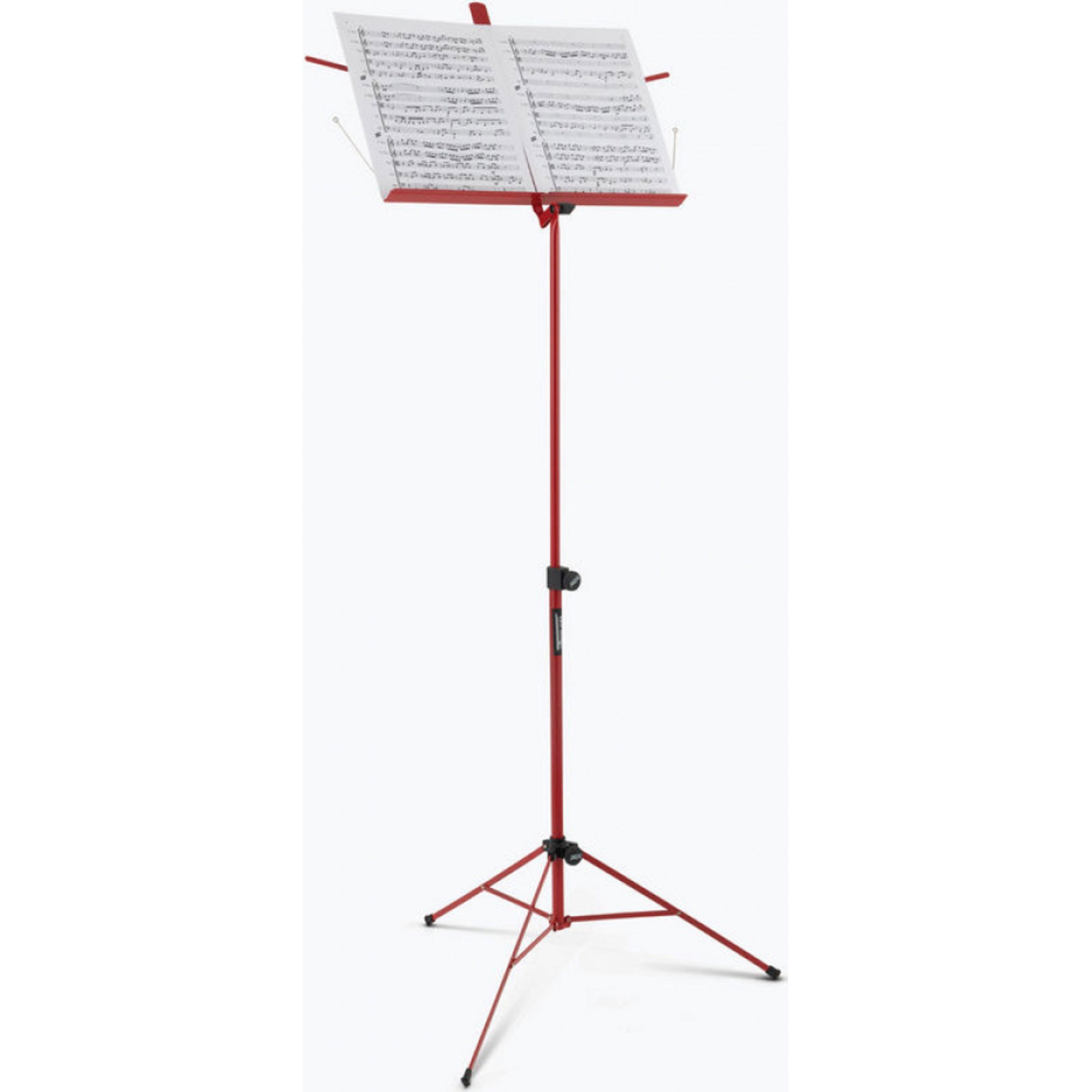 On-Stage SM7122RB Compact Sheet Music Stand with Bag (Red)