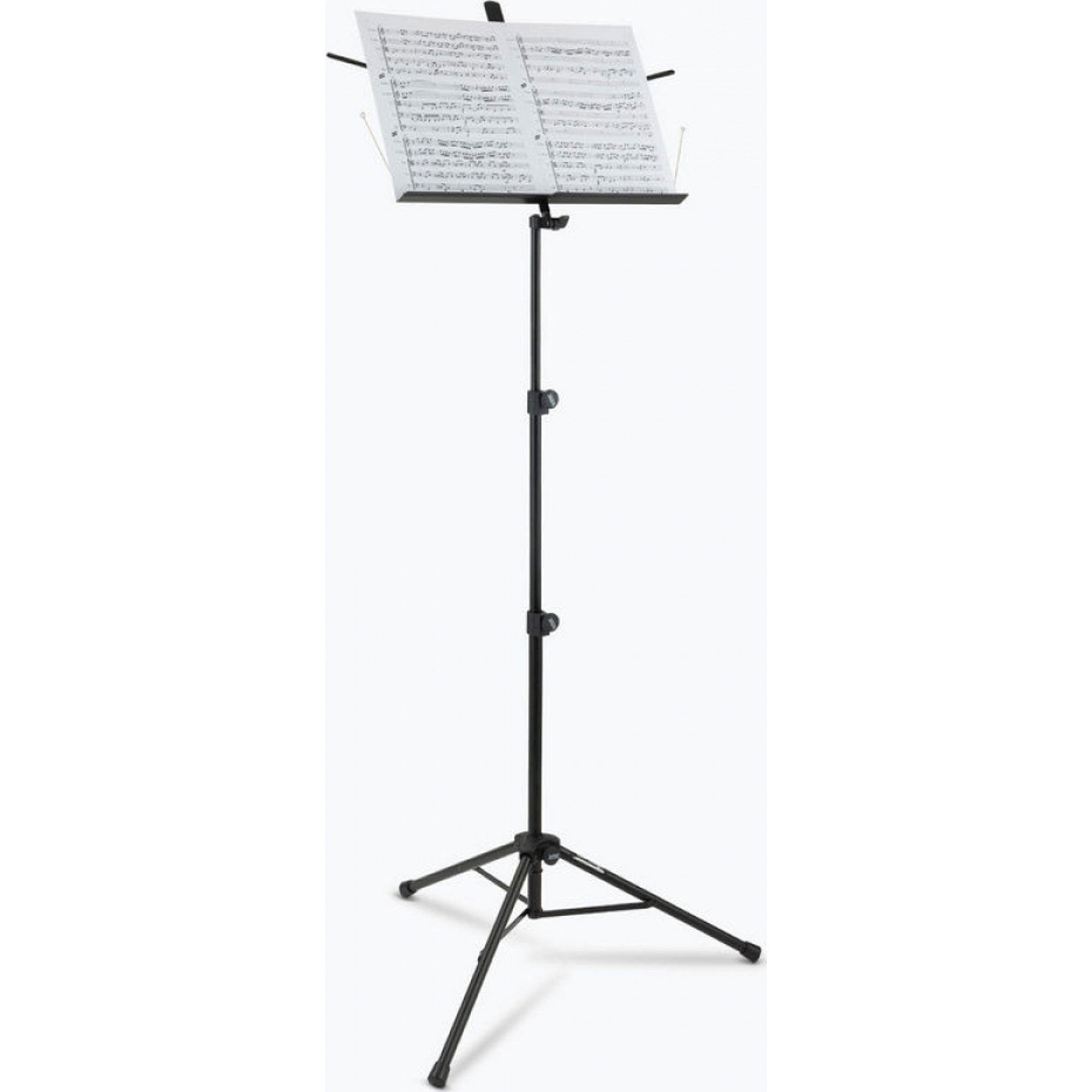 On-Stage SM7222BB Tripod Base Sheet Music Stand with Bag (Black)