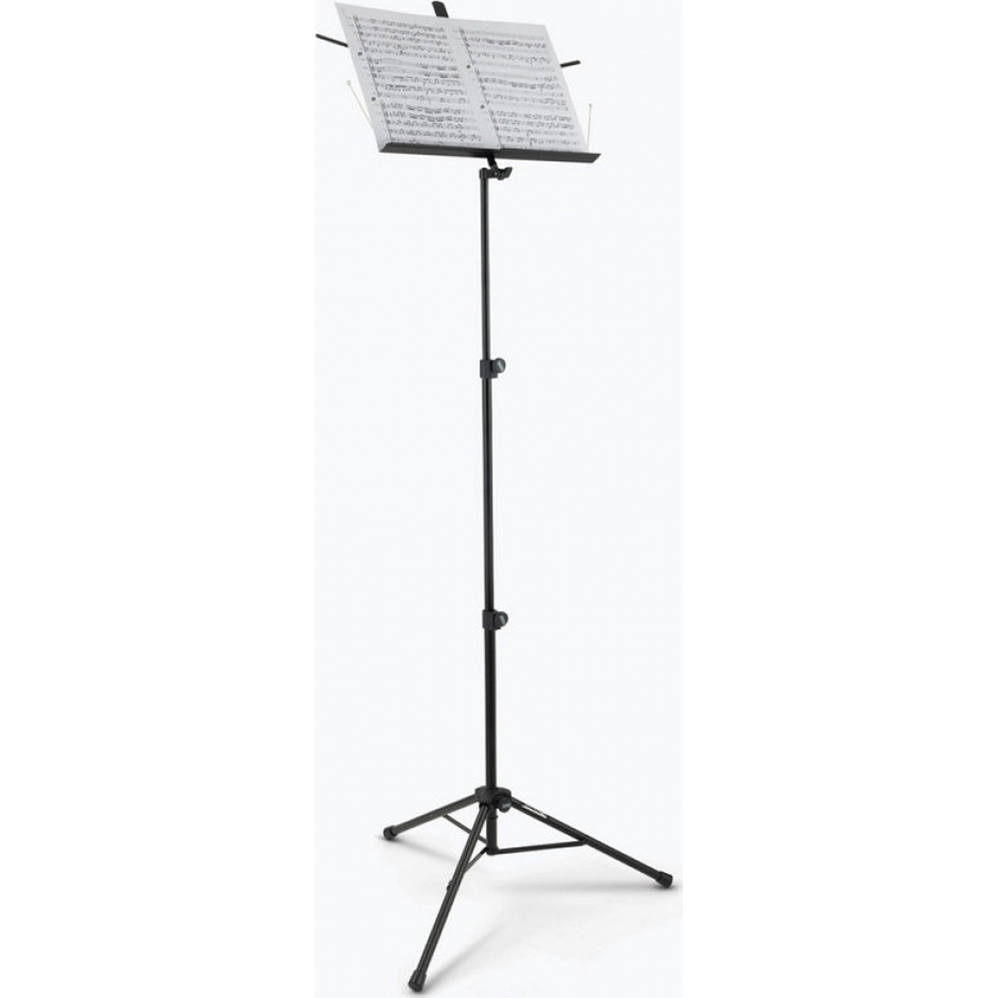 On-Stage SM7222BB Tripod Base Sheet Music Stand with Bag (Black)